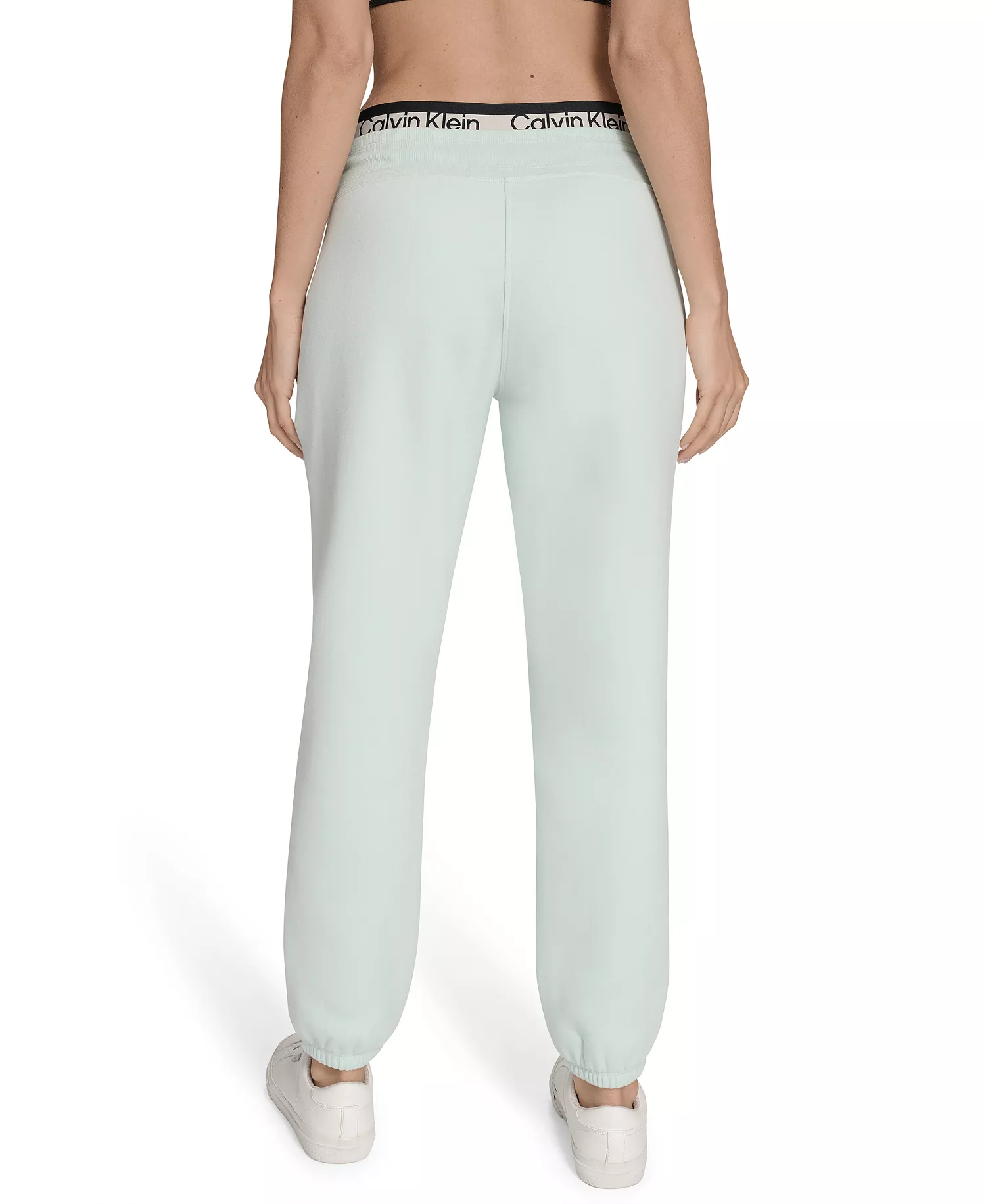 Women's Performance Logo Stripe Jogger Sweatpants - Aqua Blue - M