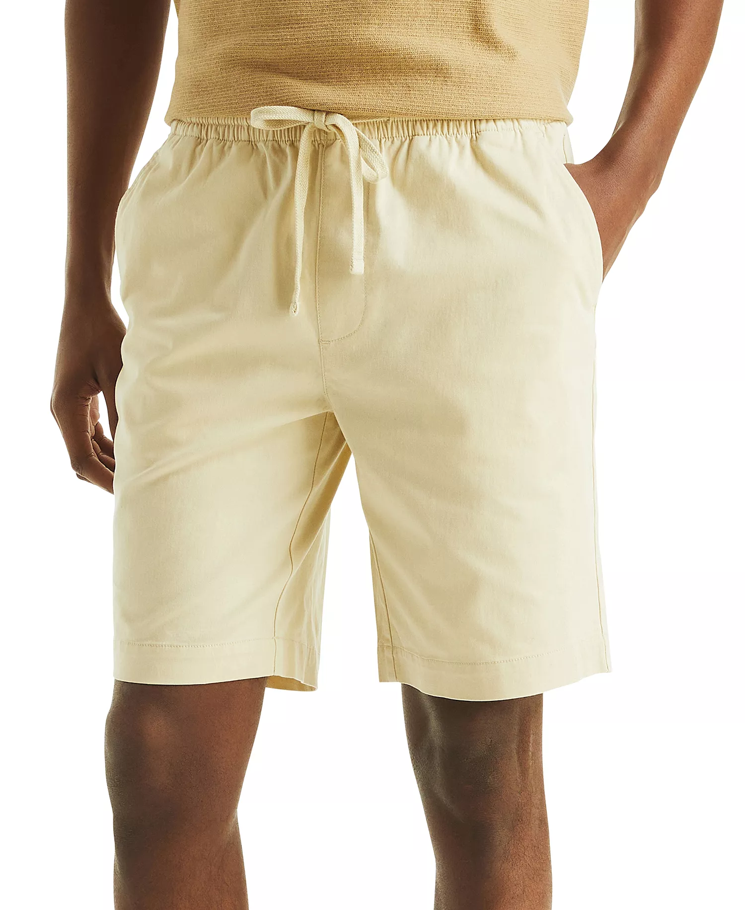 Men's Stretch Drawstring 9-1/2" Shorts - Culebra Cream - 2XL