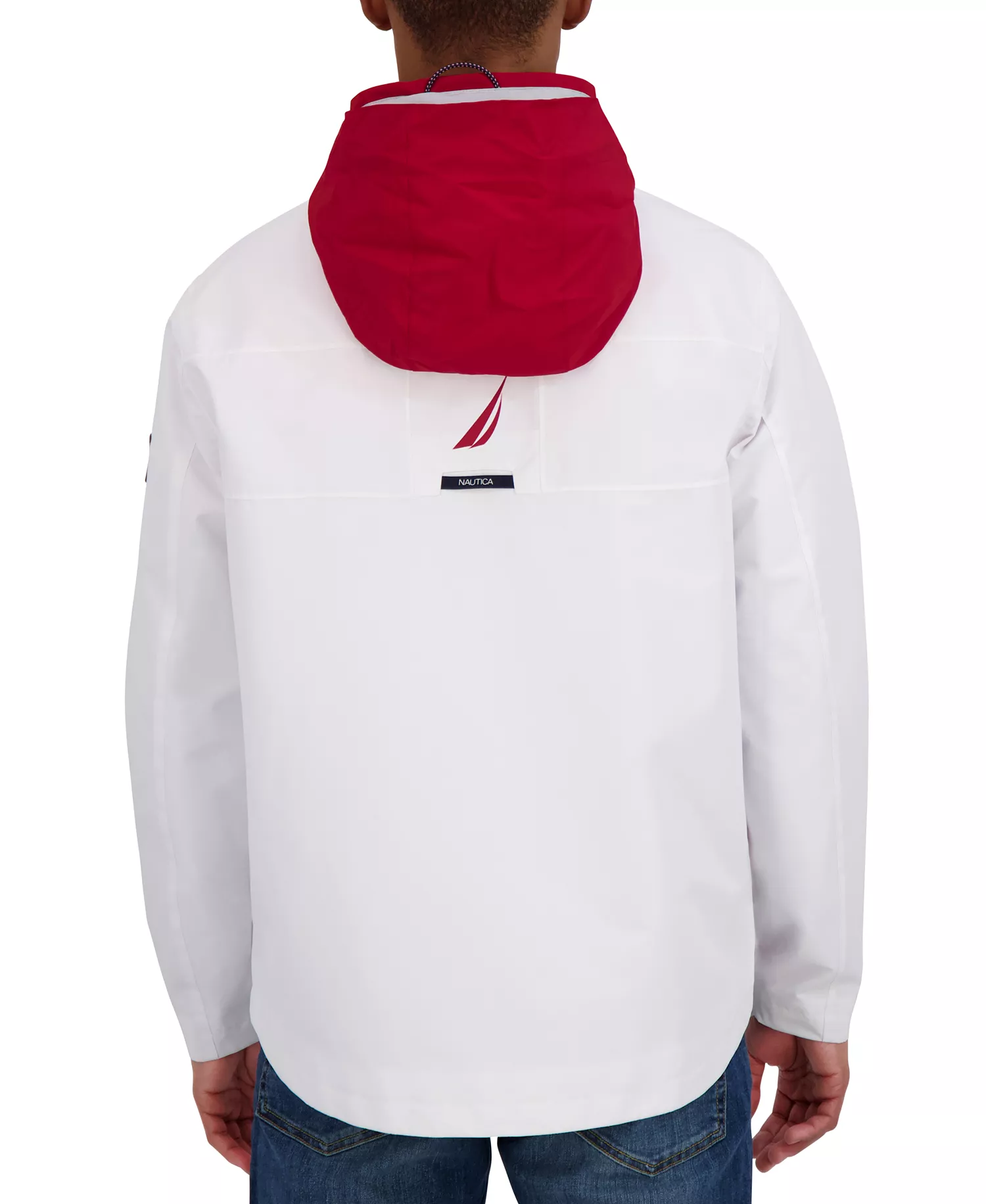 Men's Hooded Sailing Jacket - Bright White - 2XL