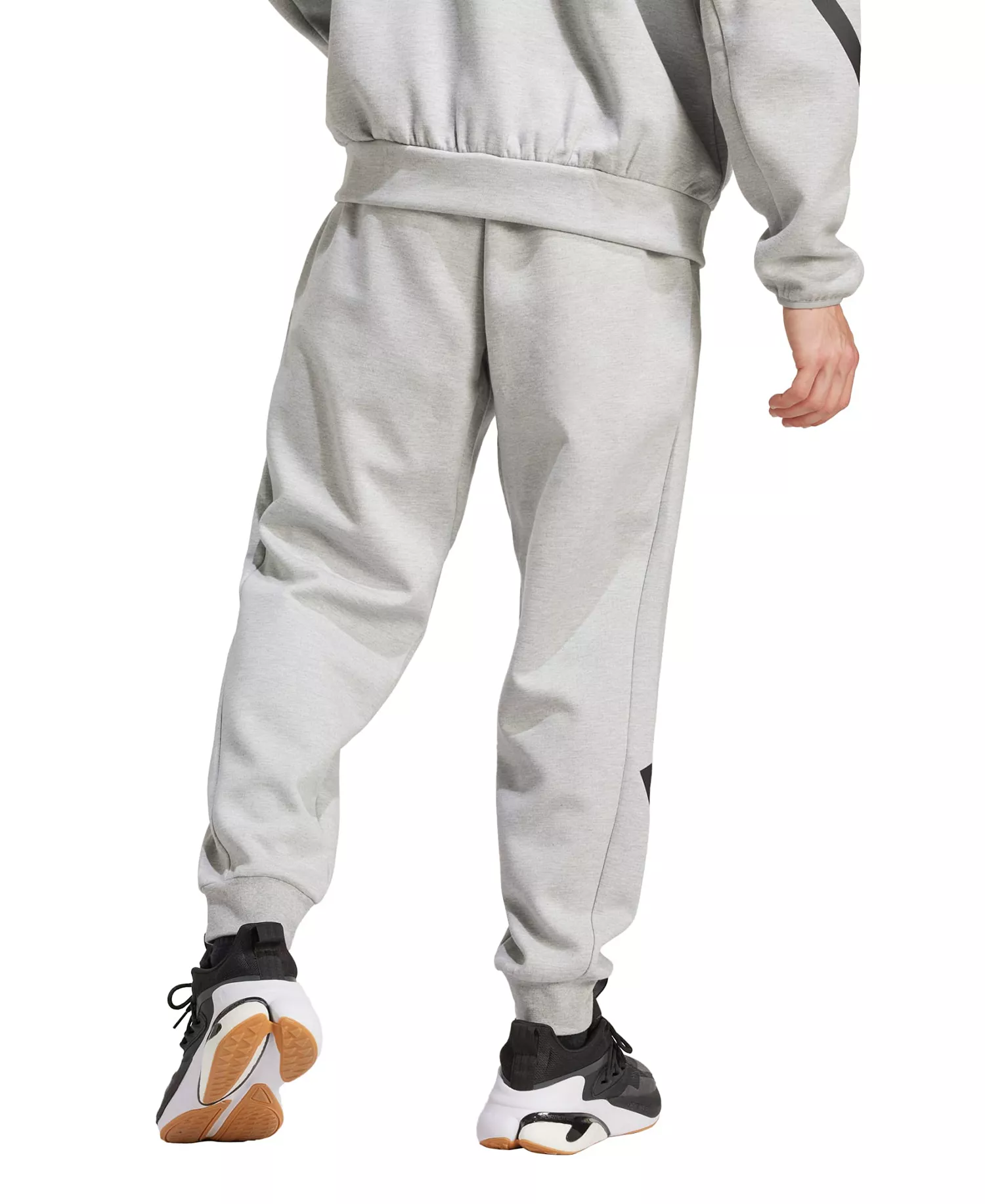 Men's Training Fleece Pants - Gray heather - 2XL