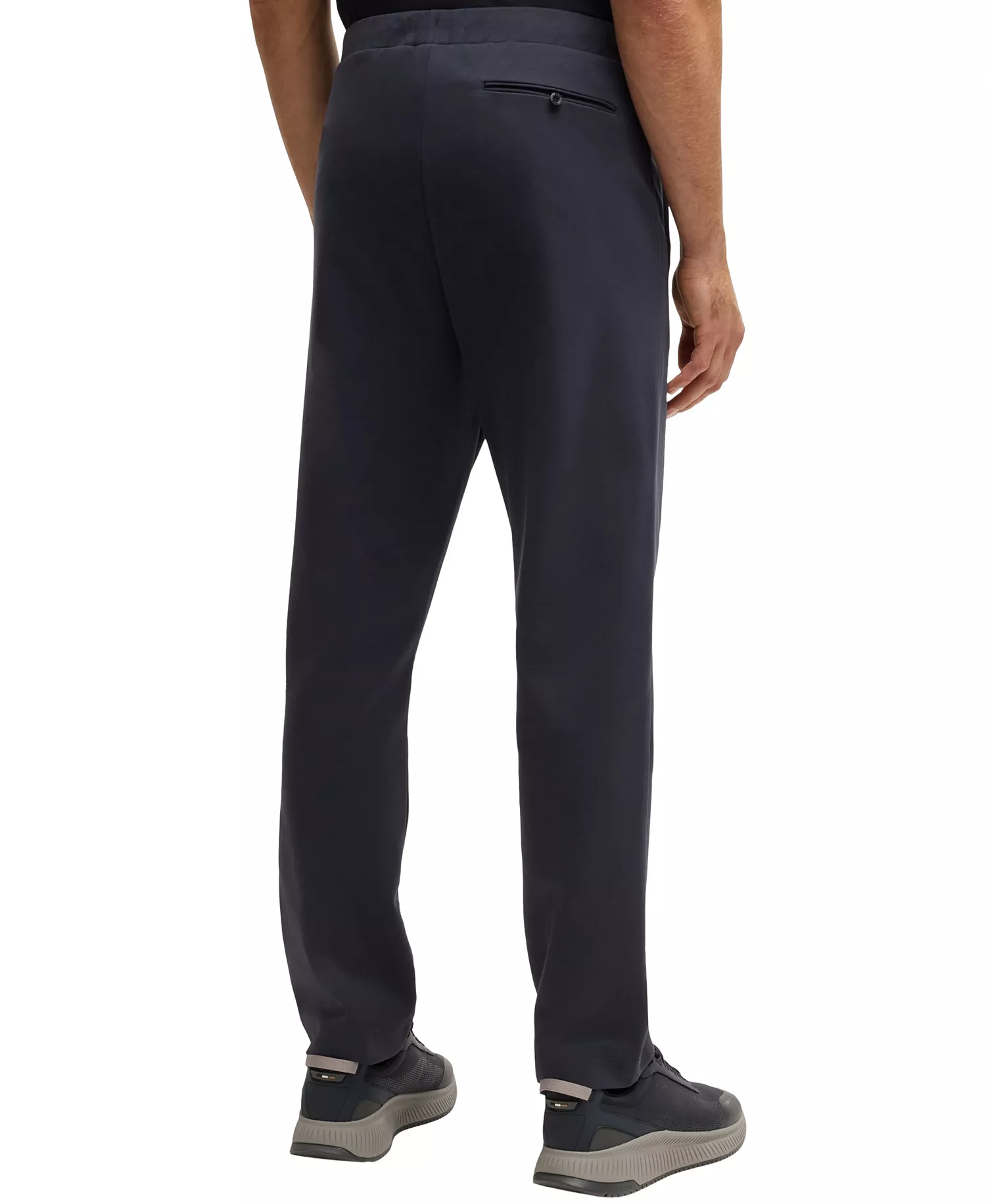 Men's Double B Monogram Tracksuit Bottoms - Dark Blue - S