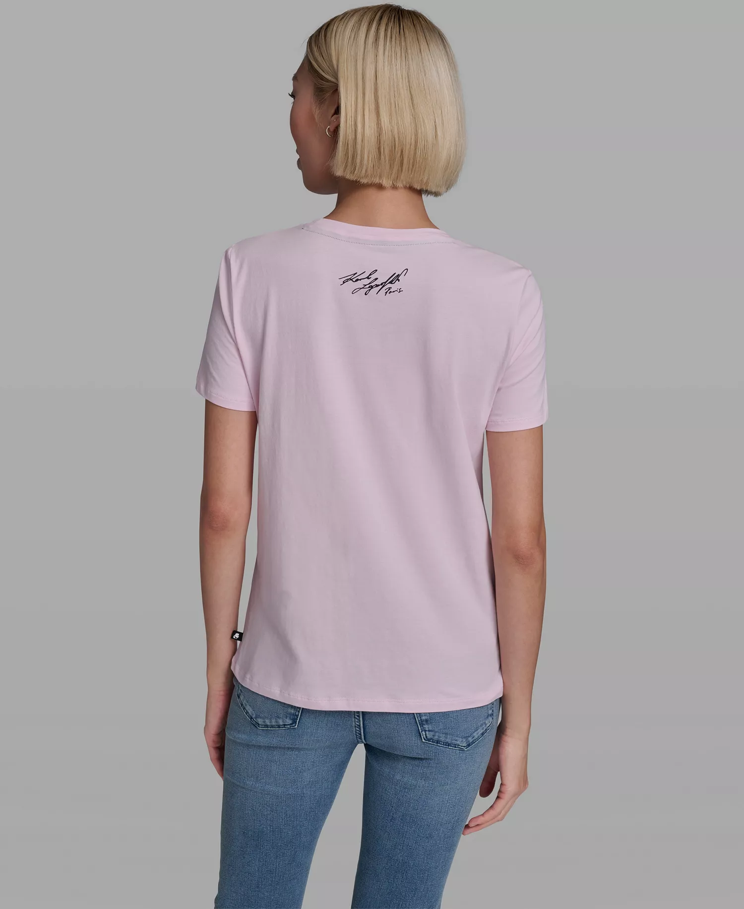 Women's Crew Neck Short-Sleeve T-Shirt - Ballet Slipper - L