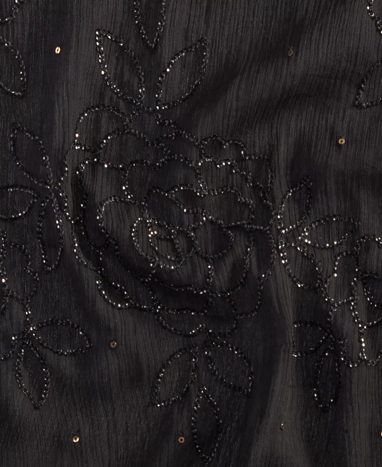 Beaded Fringe Evening Wrap, Macy's Exclusive - Black - ONE SIZE