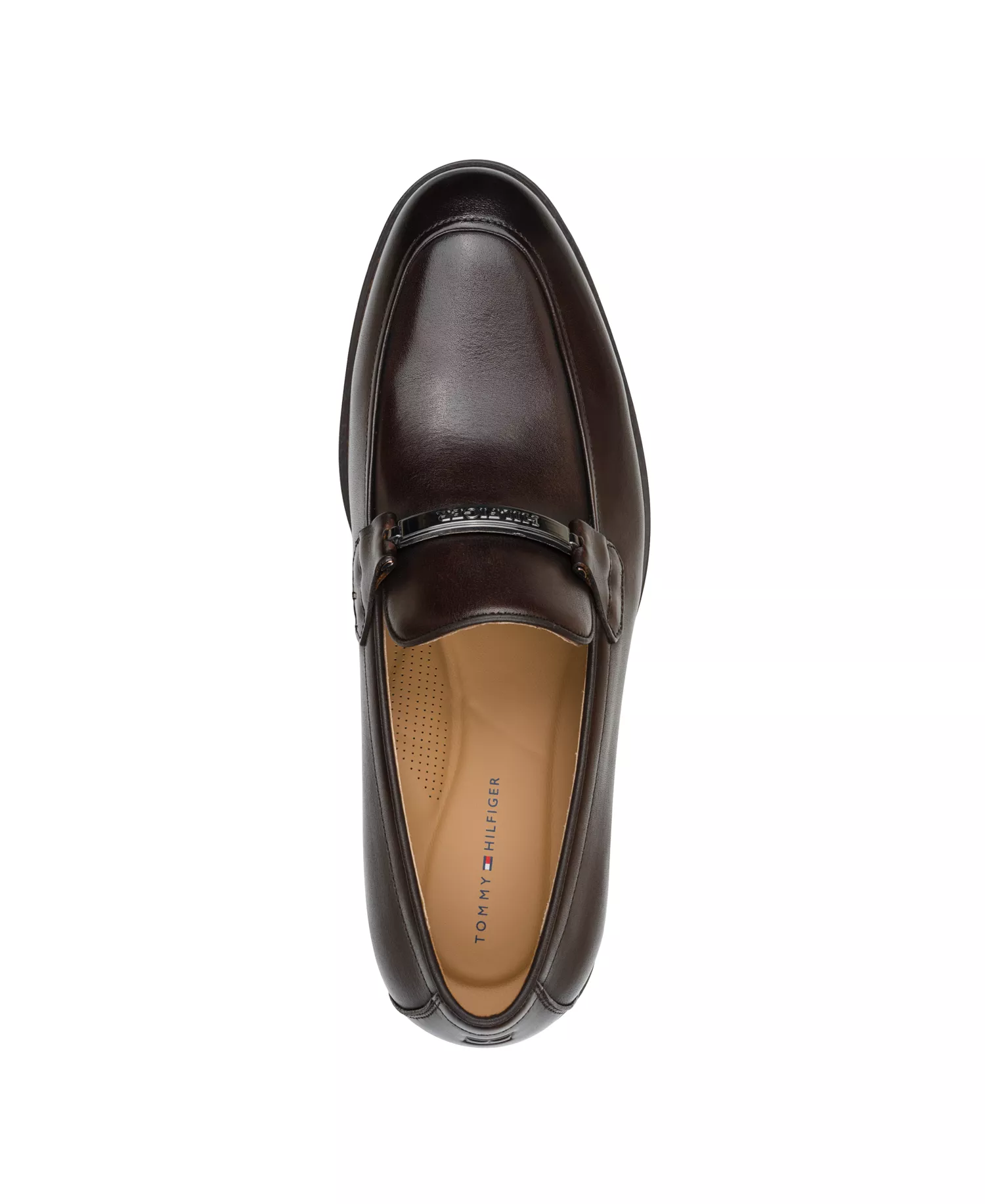 Men's Caydin Leather Dress Loafers - Brown Leather - 10