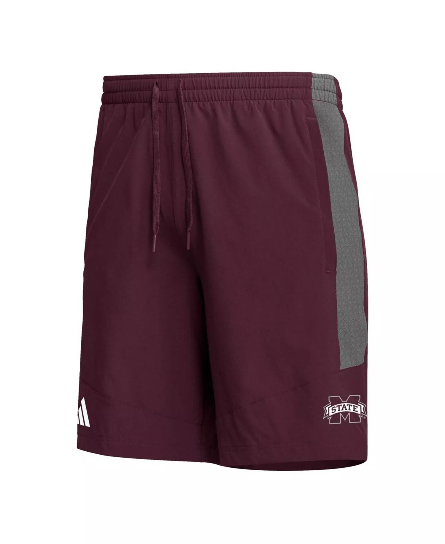 Men's Maroon Mississippi State Bulldogs AEROREADY Shorts - Maroon - L