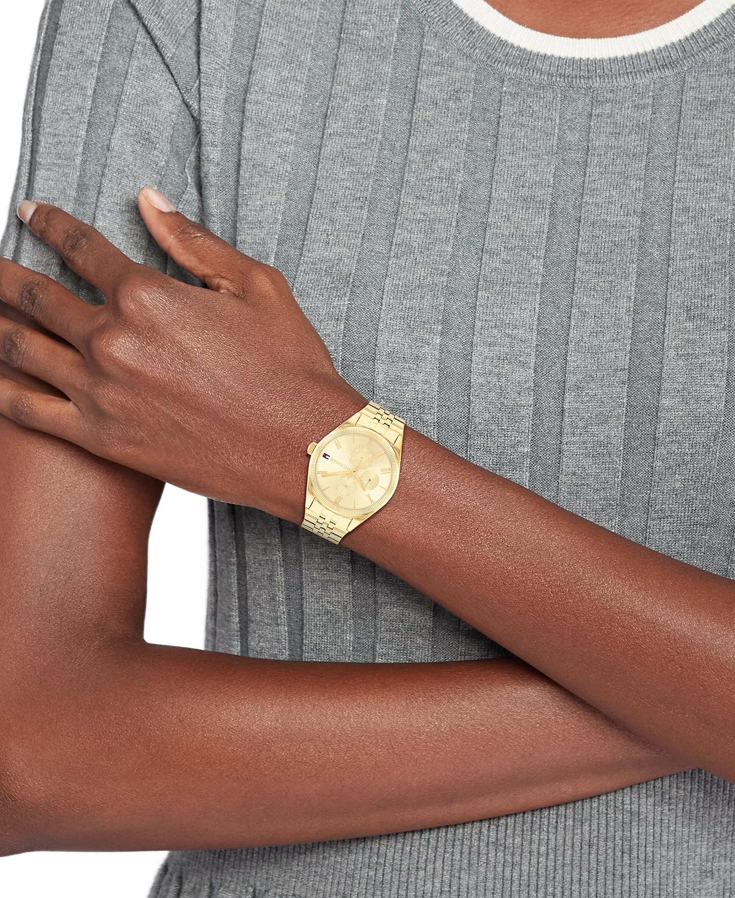 Women's Multifunction Gold-Tone Stainless Steel Bracelet Watch 38mm - Gold - 38mm