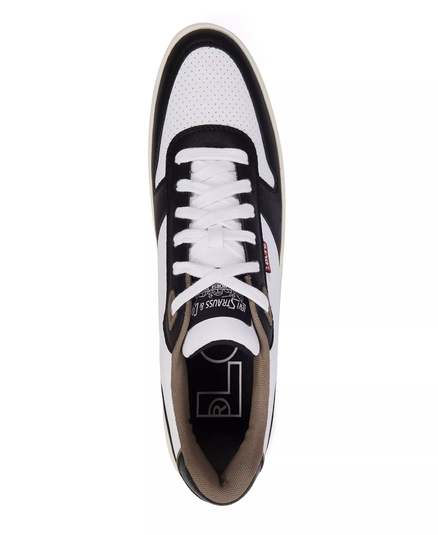Men's Drive Lo Lace Up Sneaker - White/Black/Khaki - 10.5M