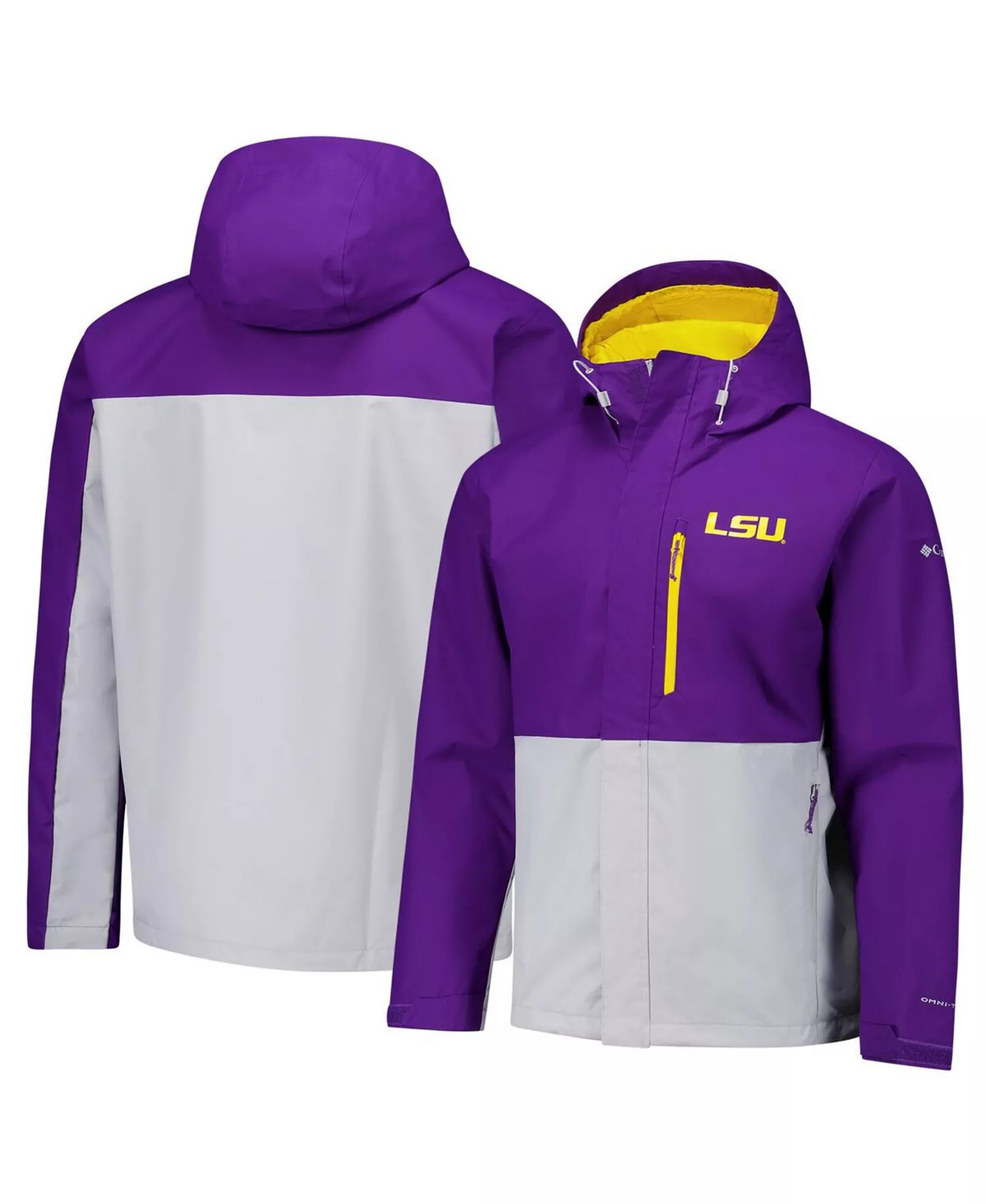 Men's Purple LSU Tigers Field Bound Omni-Tech Full-Zip Jacket - Purple - L