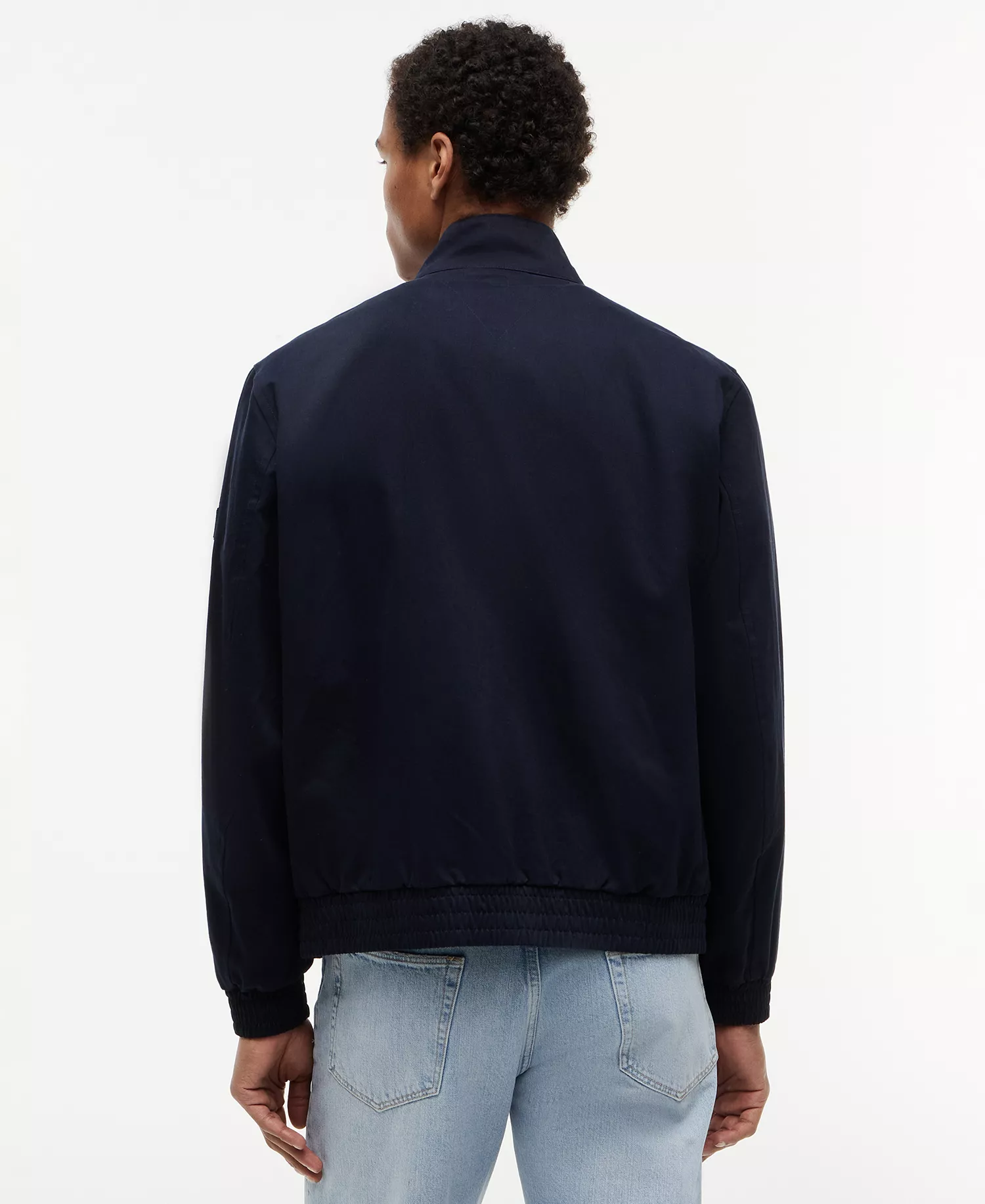 Men's Regular-Fit Harrington Collar Jacket - Desert Sky - L