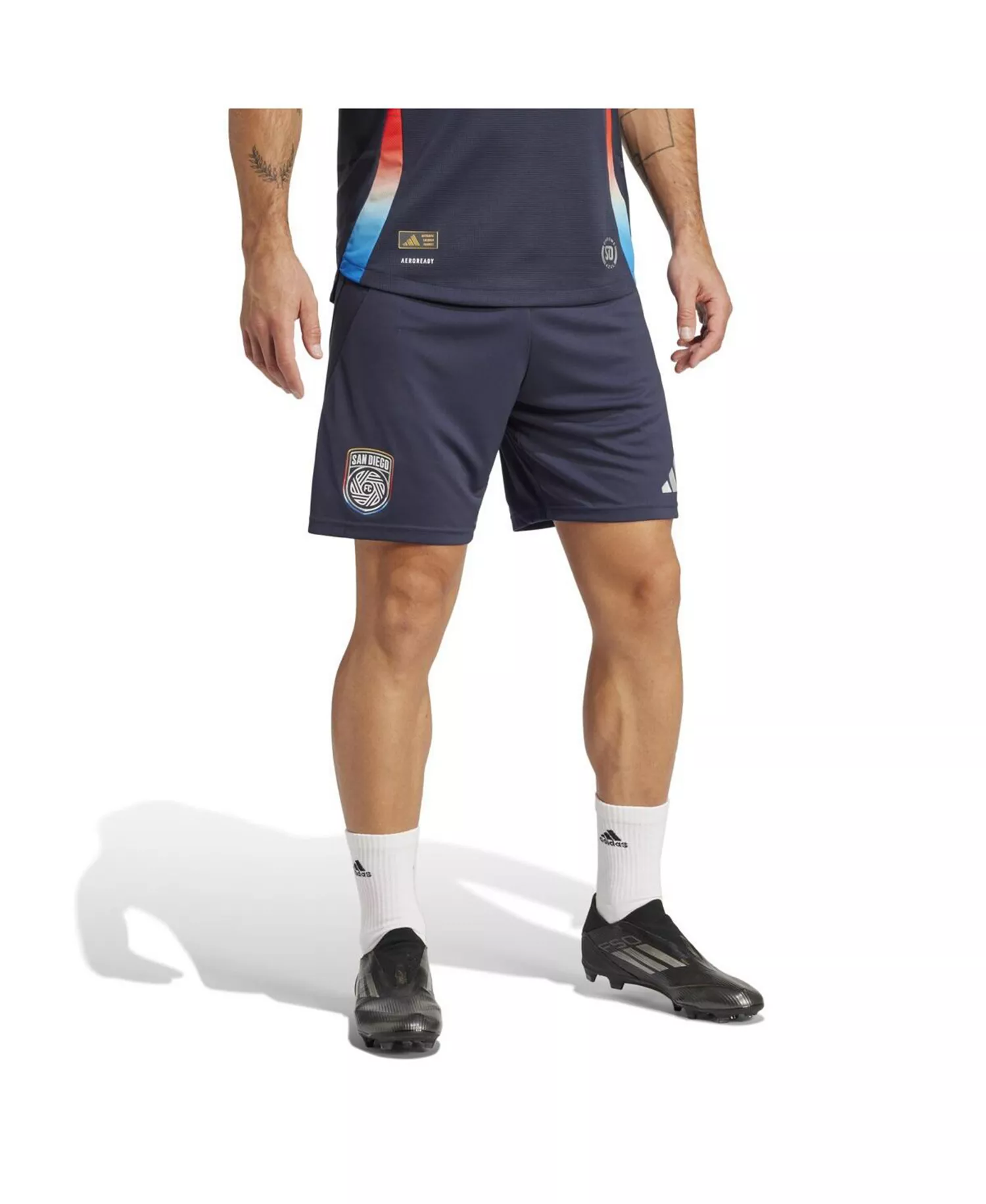 Men's Navy San Diego FC 2025 State of Flow Authentic Shorts - Navy - 2XL