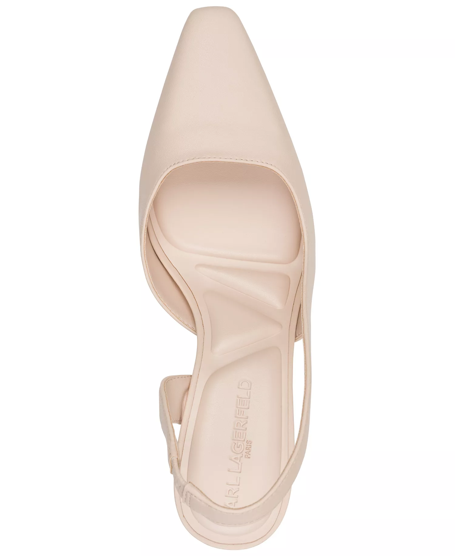 Women's Sheenz Slingback Pumps - Beige - 10