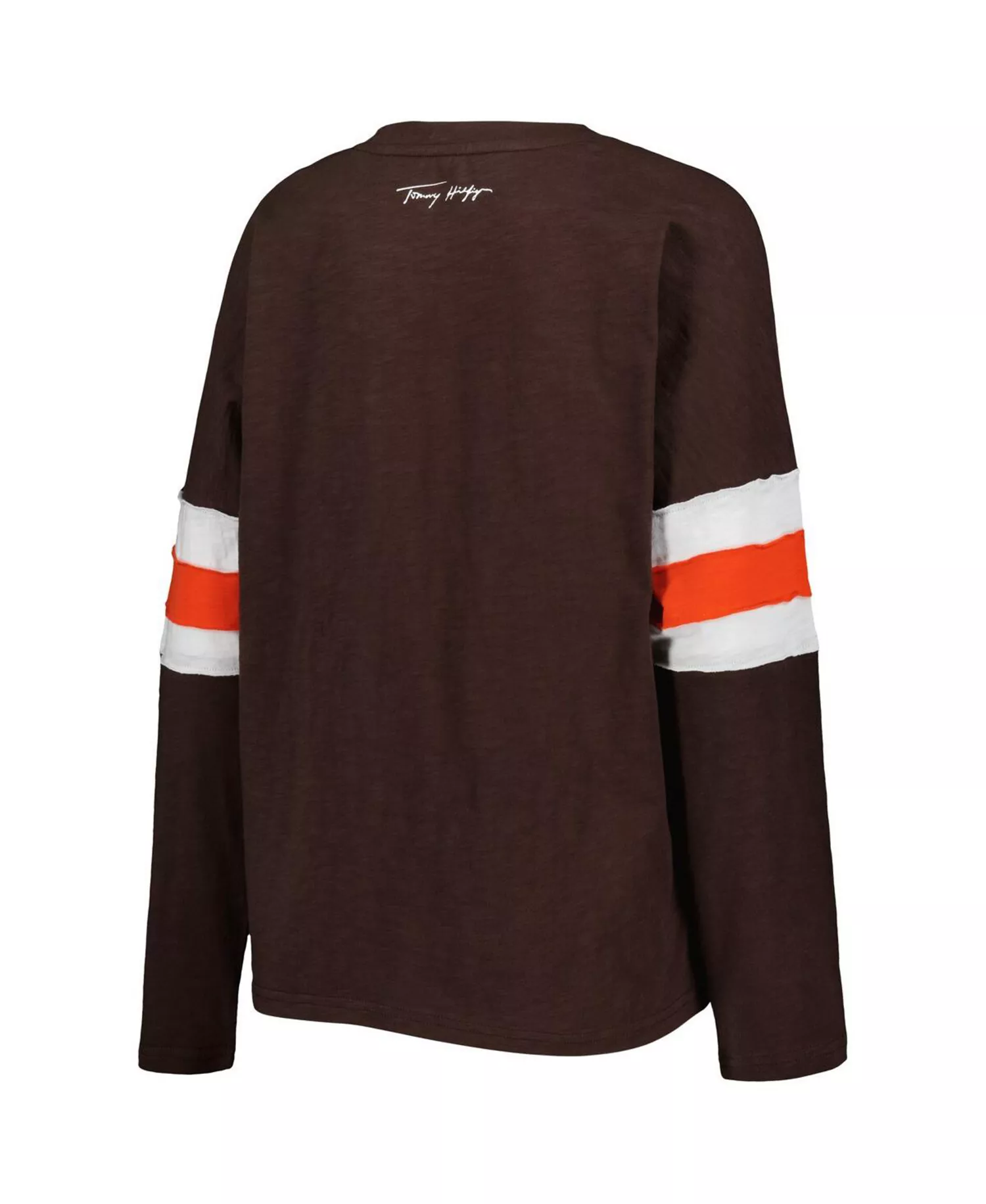 Women's Brown Cleveland Browns Justine Long Sleeve Tunic T-shirt - Brown - M