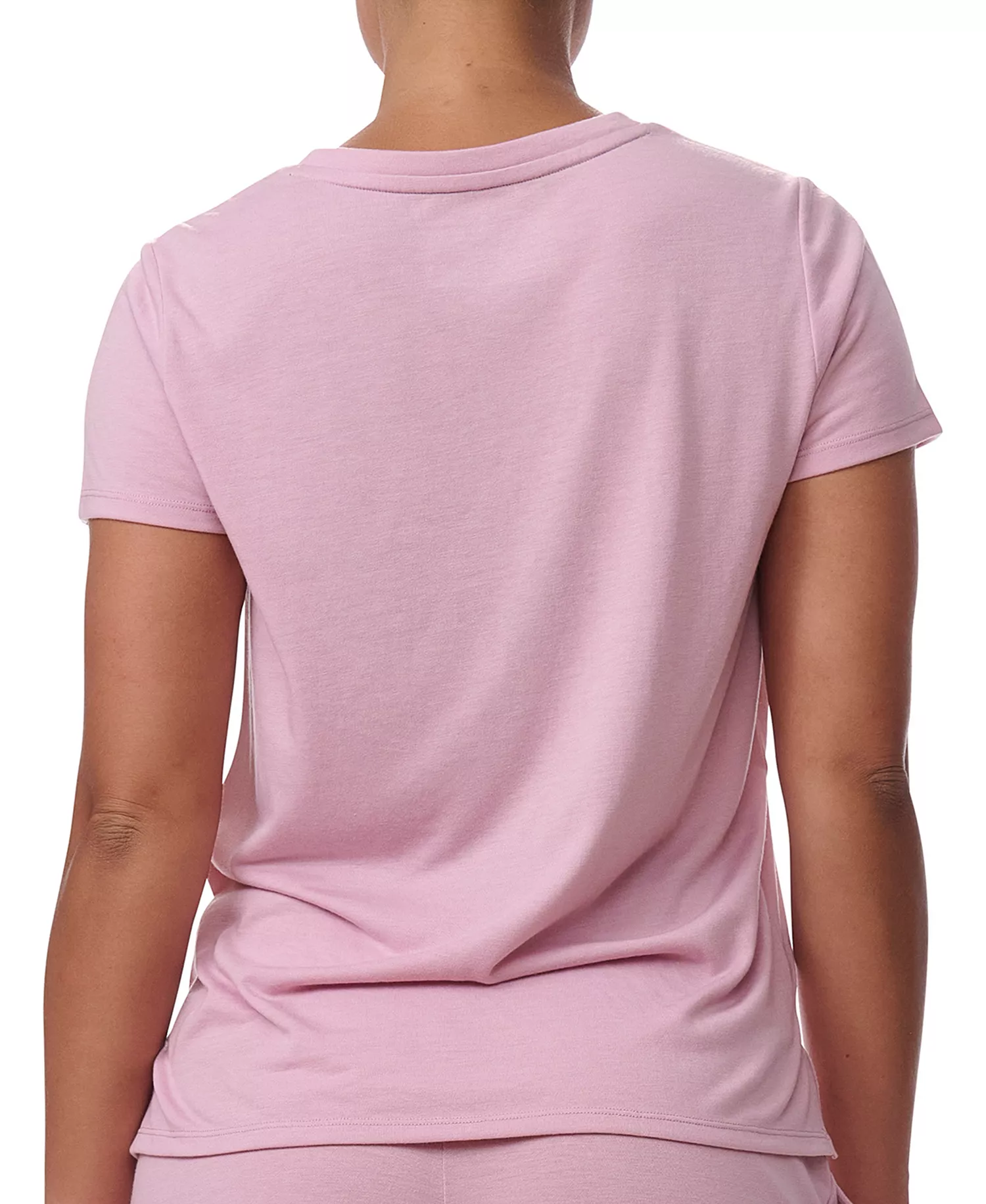 Women's Short-Sleeve Crewneck Sleep Tee - Breezy Orchid - L