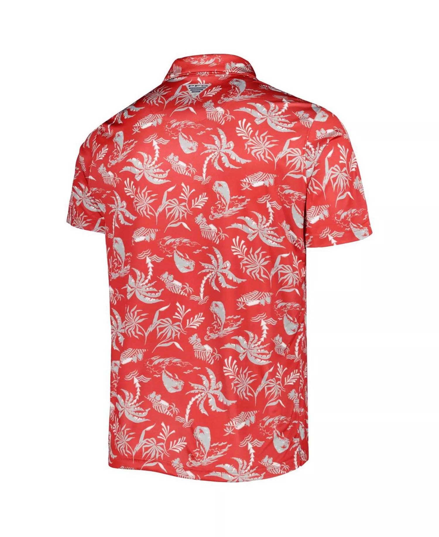 Men's Scarlet Ohio State Buckeyes Super Terminal Tackle Omni-Shade Polo Shirt - Scarlet - L