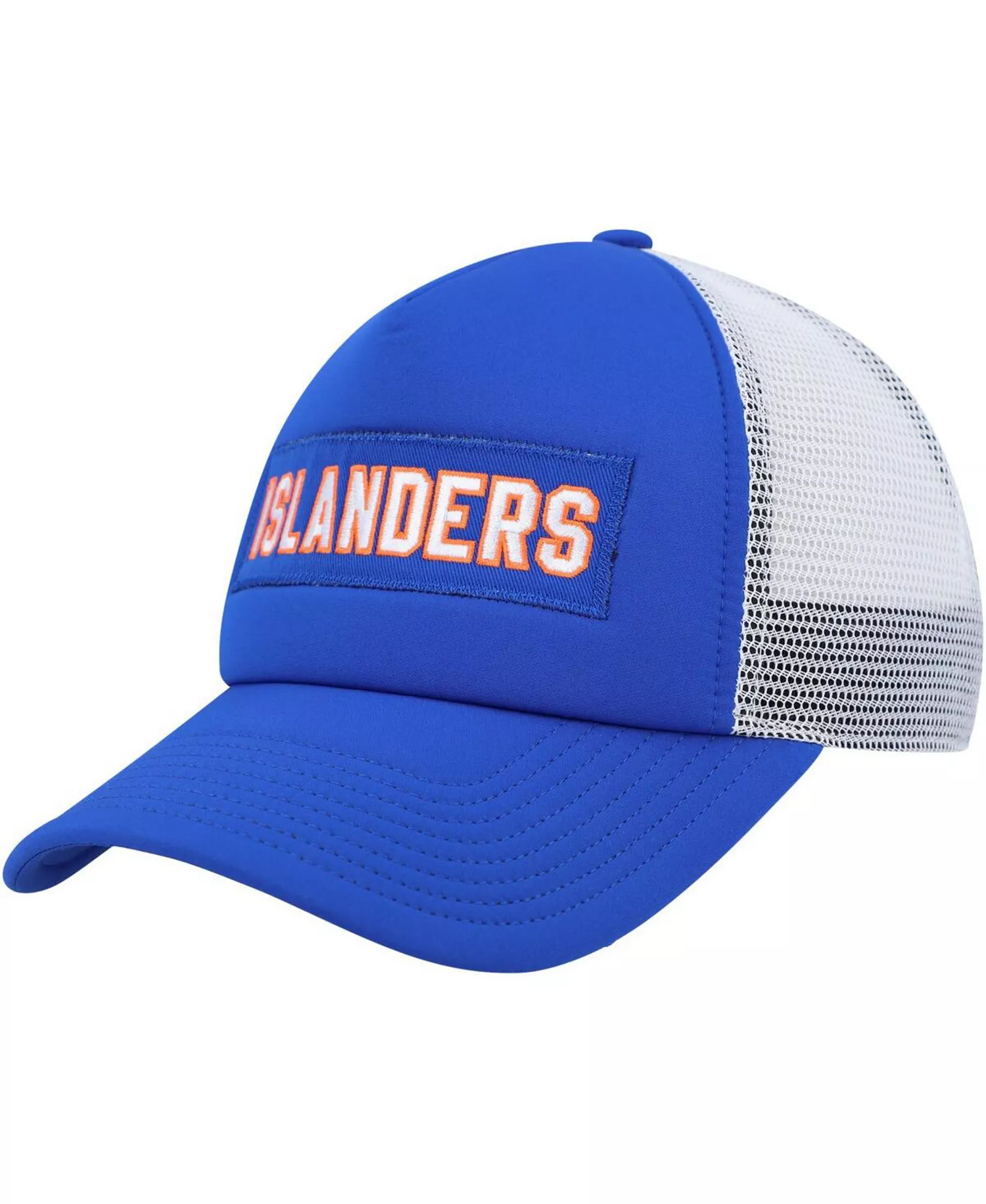 Men's Royal, White New York Islanders Team Plate Trucker Snapback Hat - Royal, White - One Size Fits All