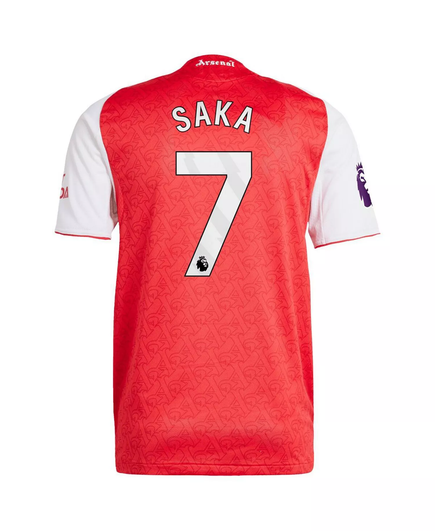 Men's Bukayo Saka Red Arsenal 2025/26 Home Authentic Player Jersey - Red - 2XL