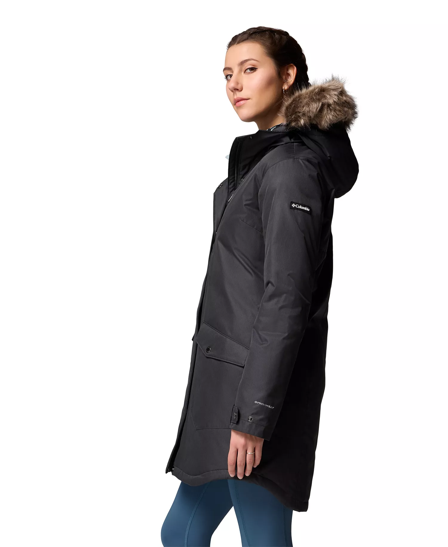 Women's Suttle Mountain Long Insulated Jacket - Black - L