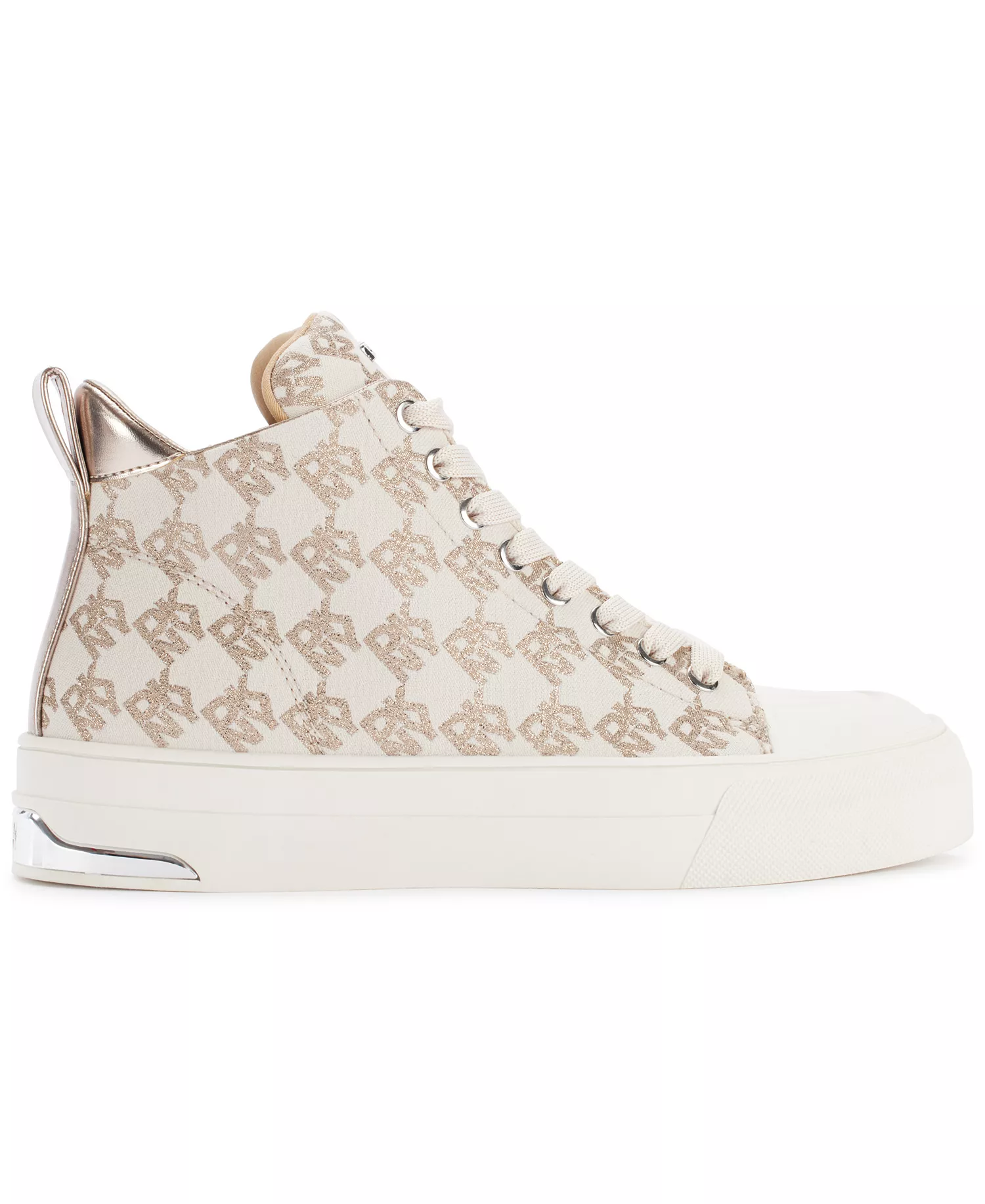 Women's Yaser Lace-Up Mid Top Sneakers - Bone - 11M