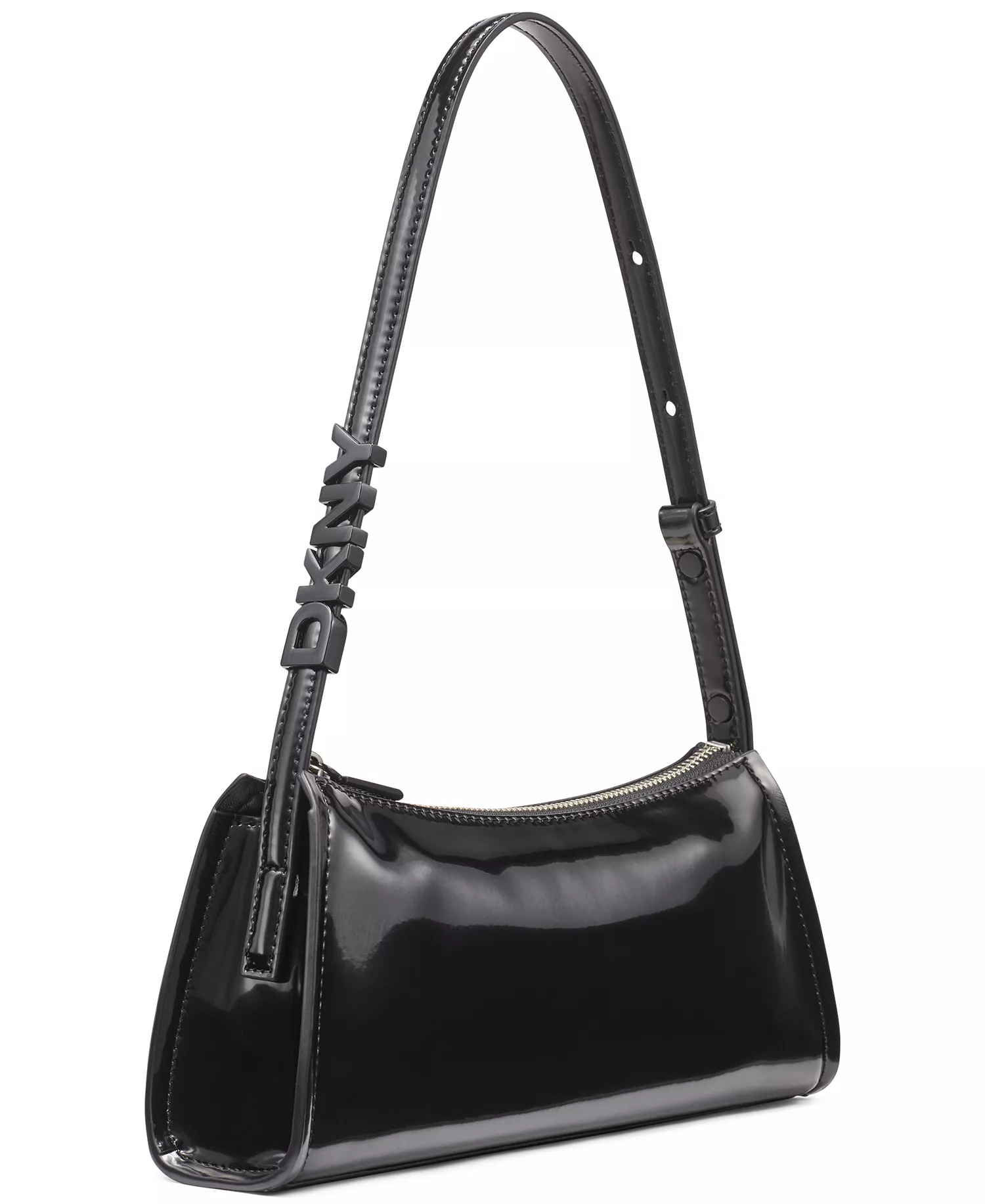 Avril Top Zip Slim Shoulder Bag - Black/black - NO SIZE