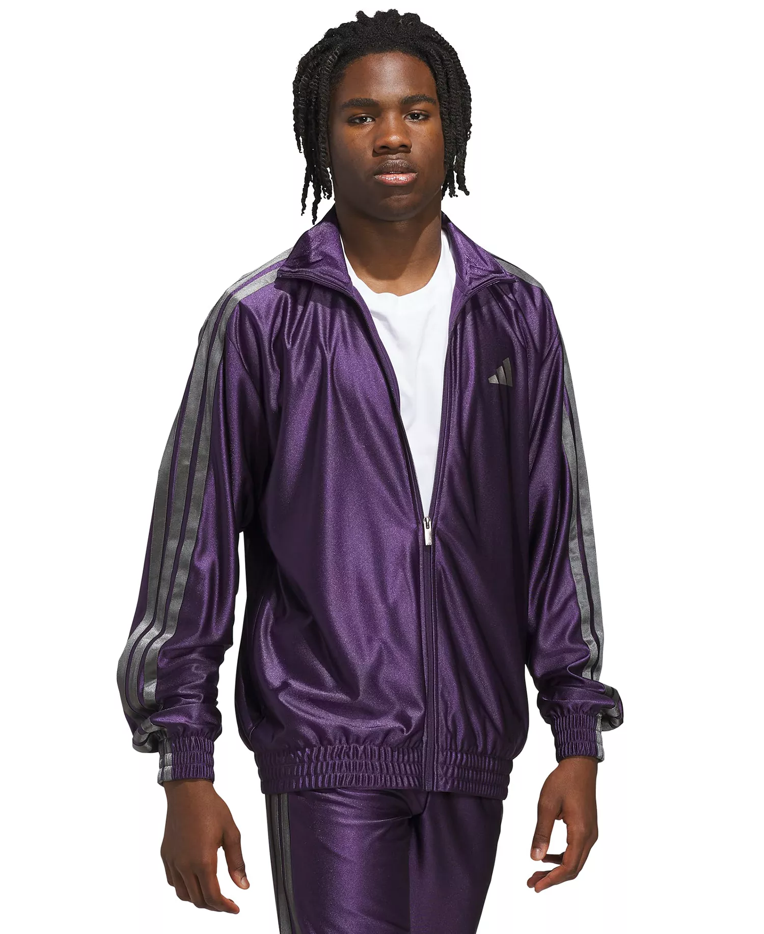 Men's Shine Long-Sleeve Track Jacket - Aurora Plum - 2XL