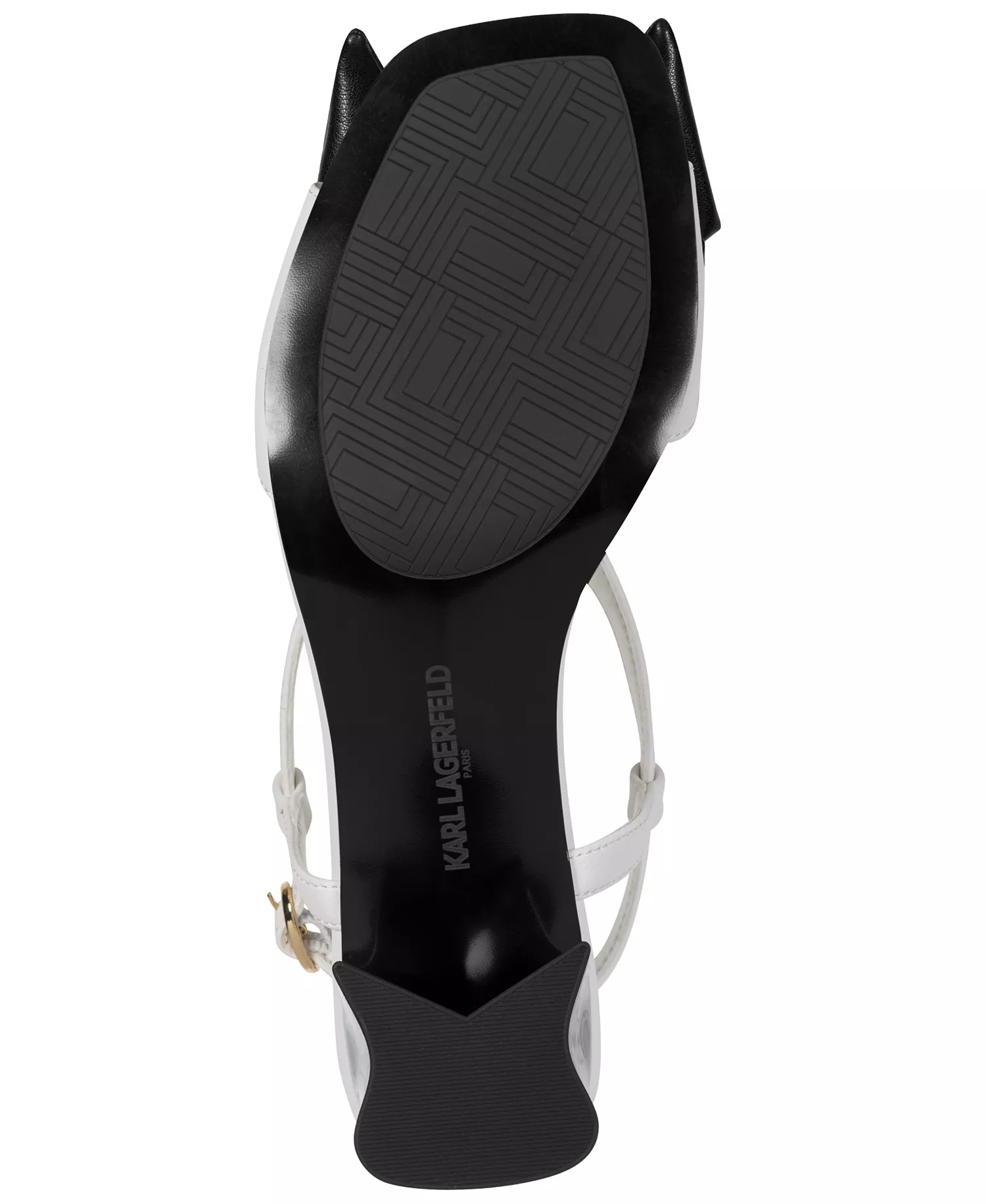 Women's Suttyn Bow Buckle Sandals - Bright White/Black - 10