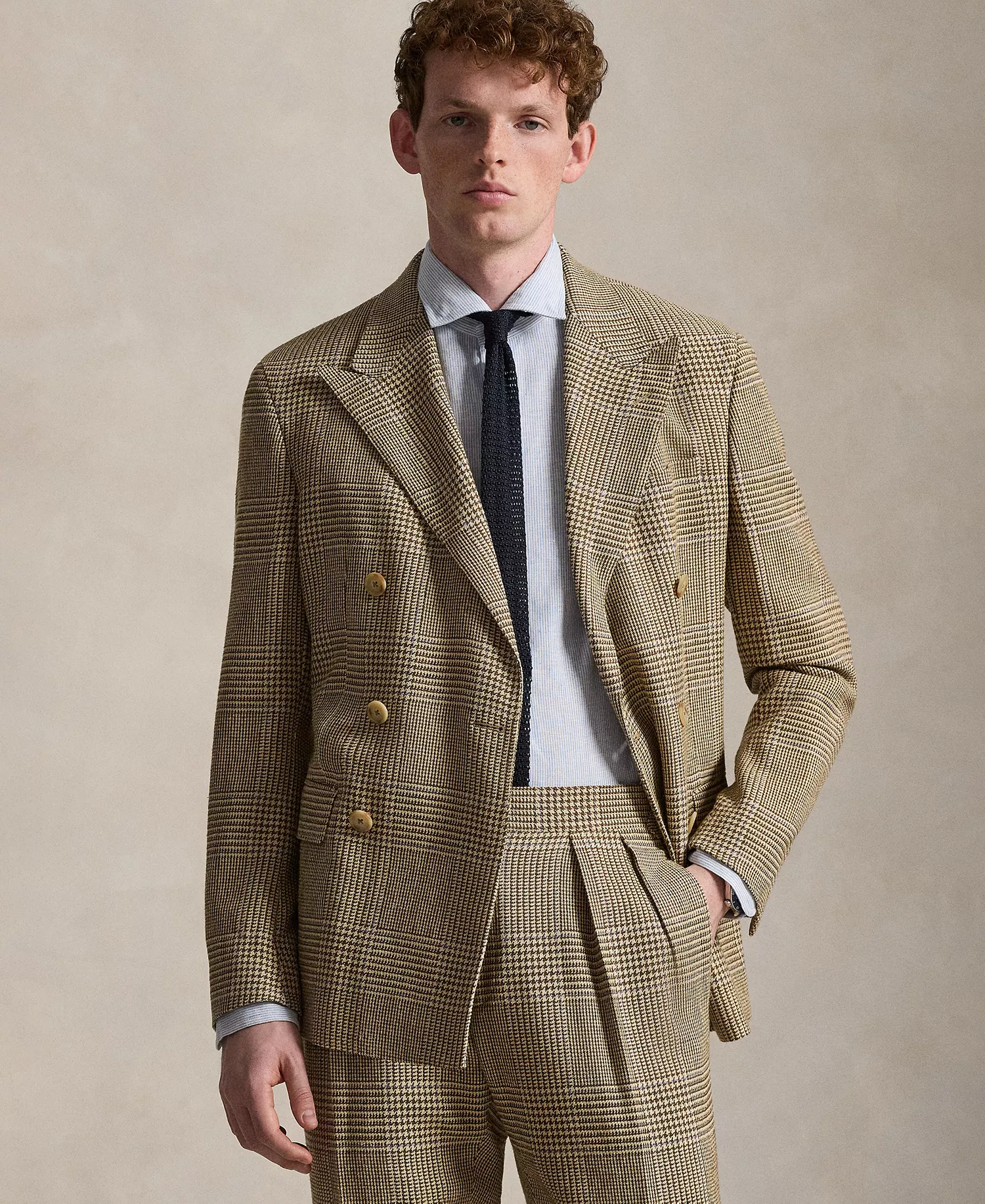 Men's Classic-Fit Striped Shirt - Cabana Blue White - 2XL