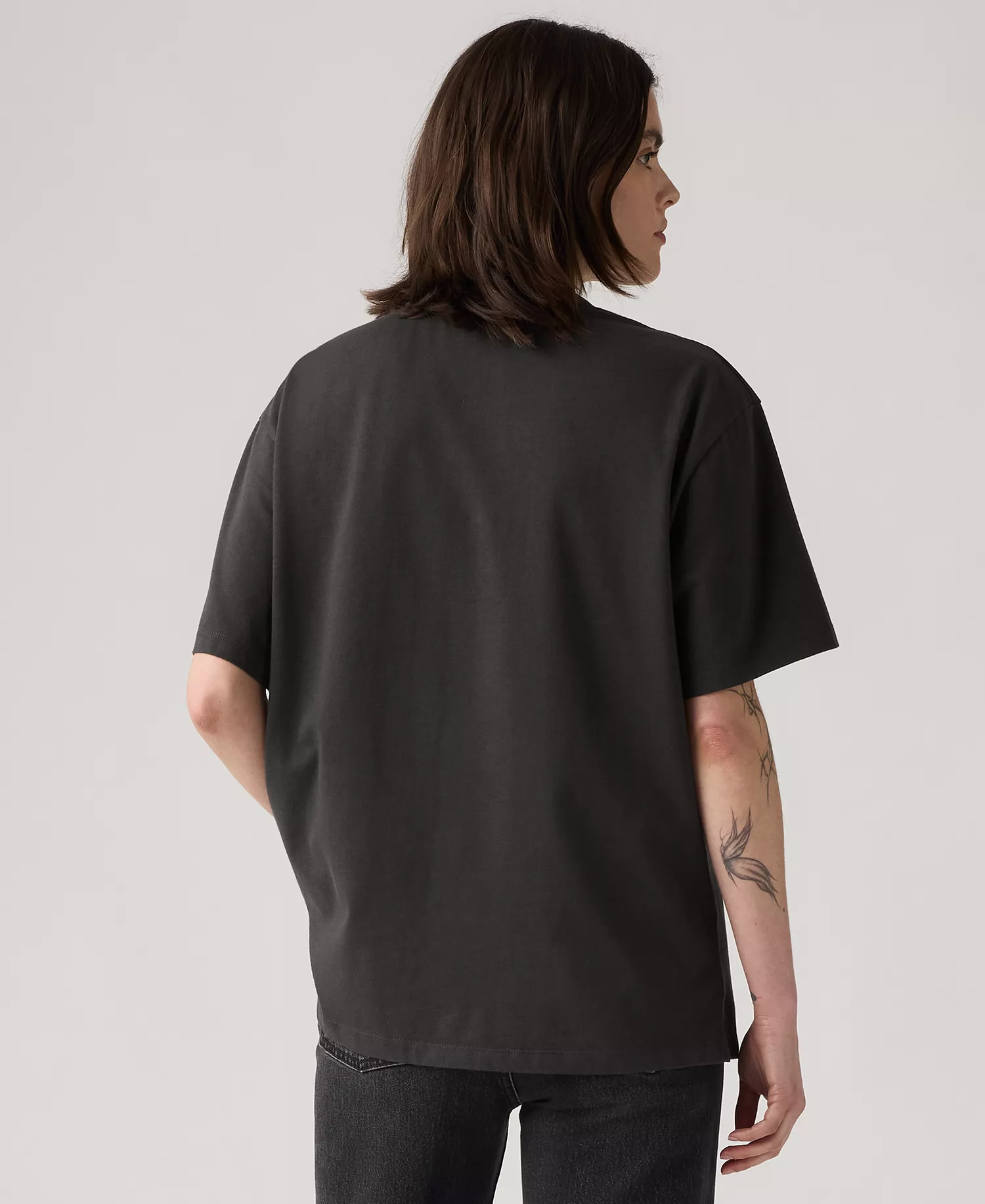 Premium Women's Graphic Tabor T-Shirt - Howdy Script Pirate Black - L