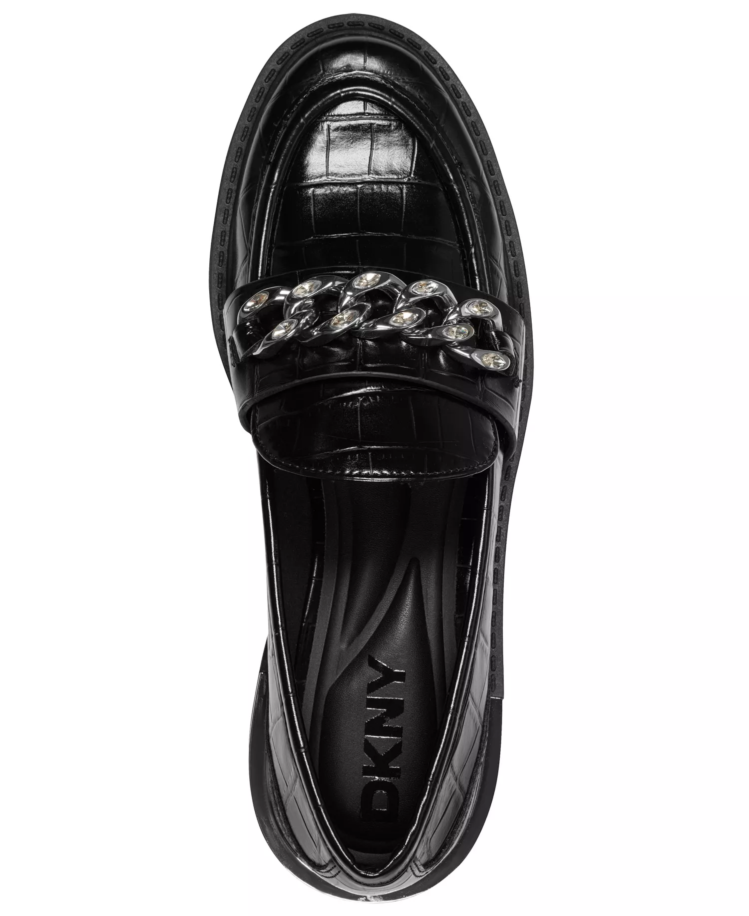 Women's Ryleigh Stone Slip-On Loafers - Black - 10M