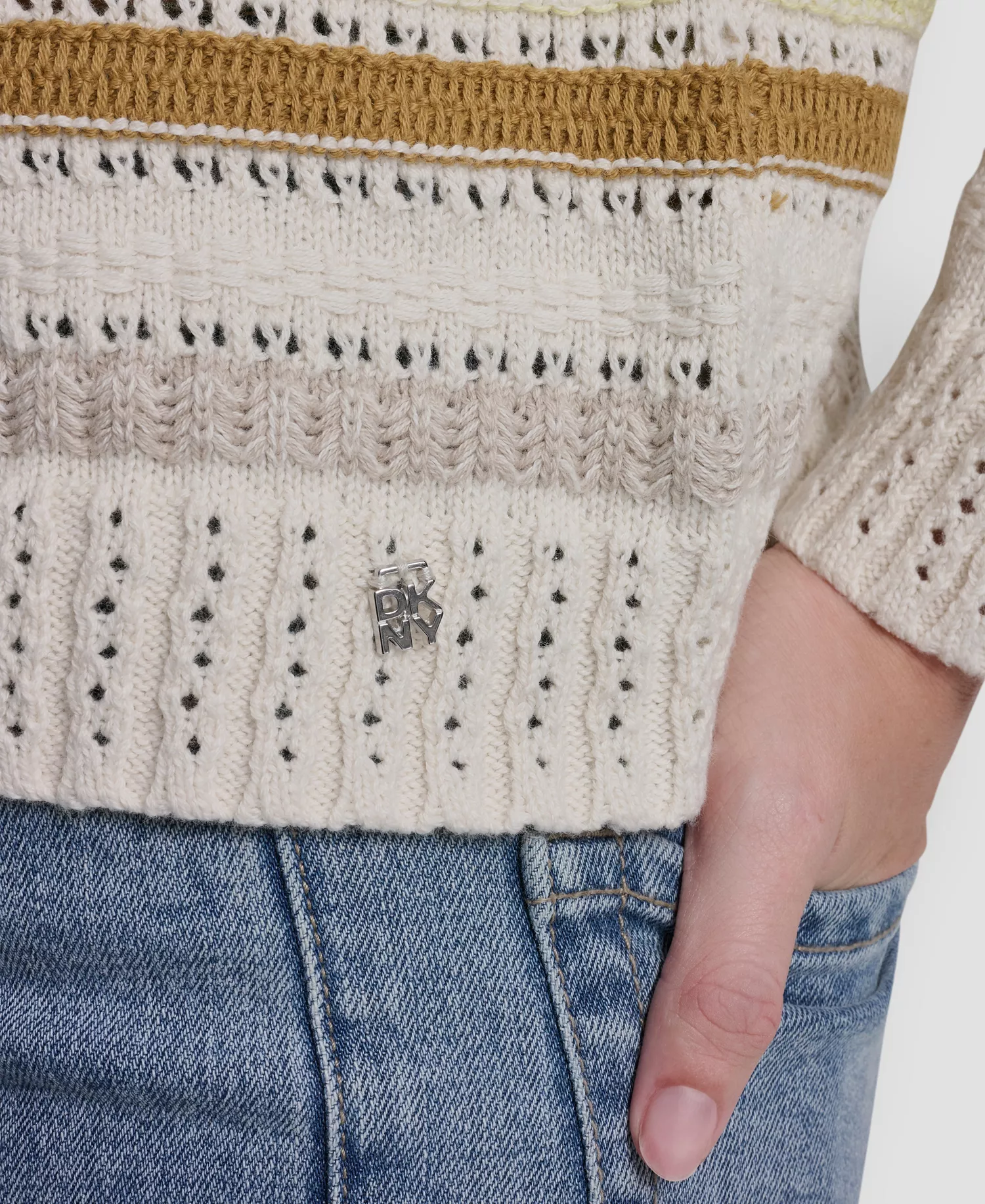 Women's Long-Sleeve Crew Neck Sweater - Oxide Combo - L