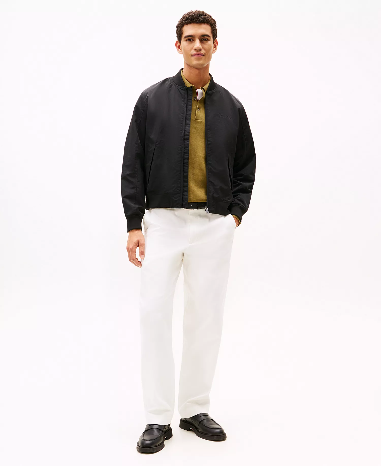 Men's Regatta Bomber Regular Fit Jacket - Black - L