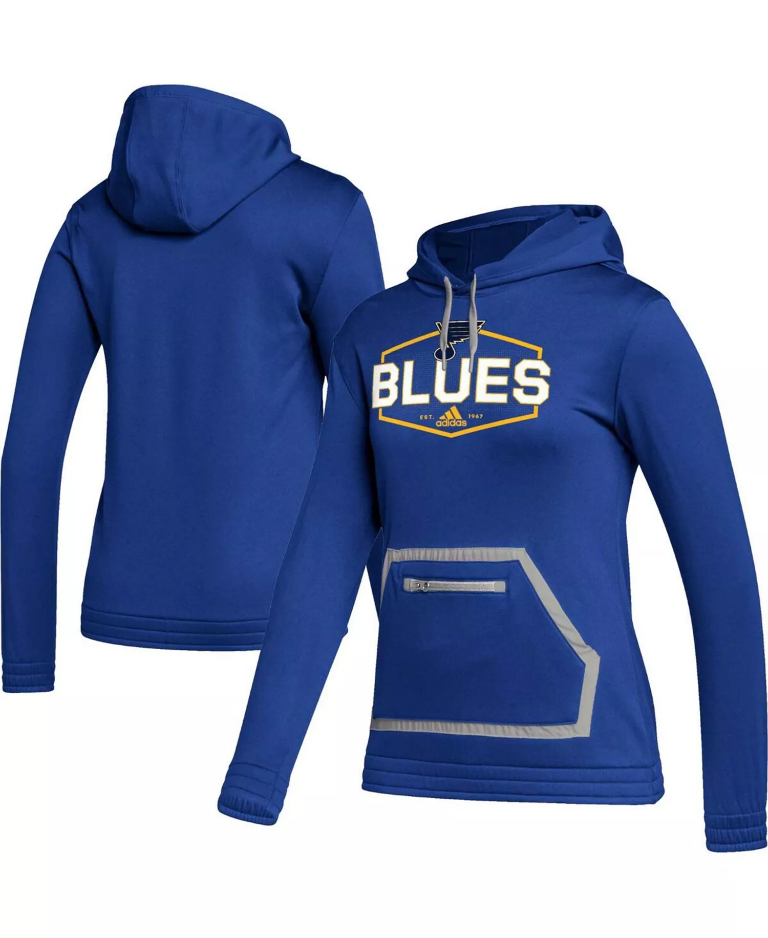 Women's Blue St. Louis Blues Team Pullover Hoodie - Blue - L