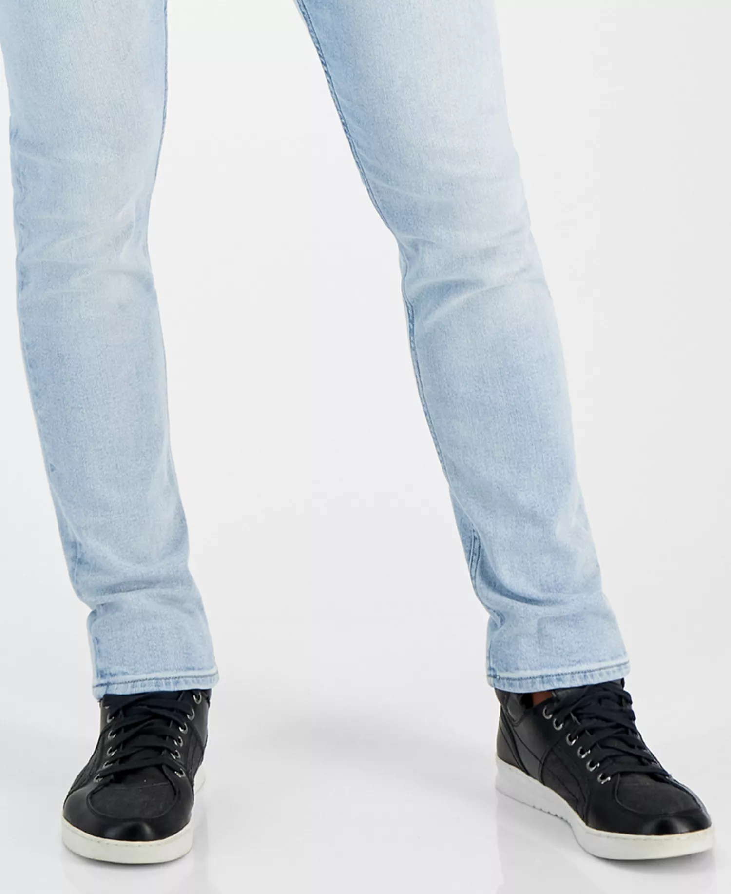 Men's Light-Wash Slim Tapered Fit Jeans - Pitch Wash - 30 - 30