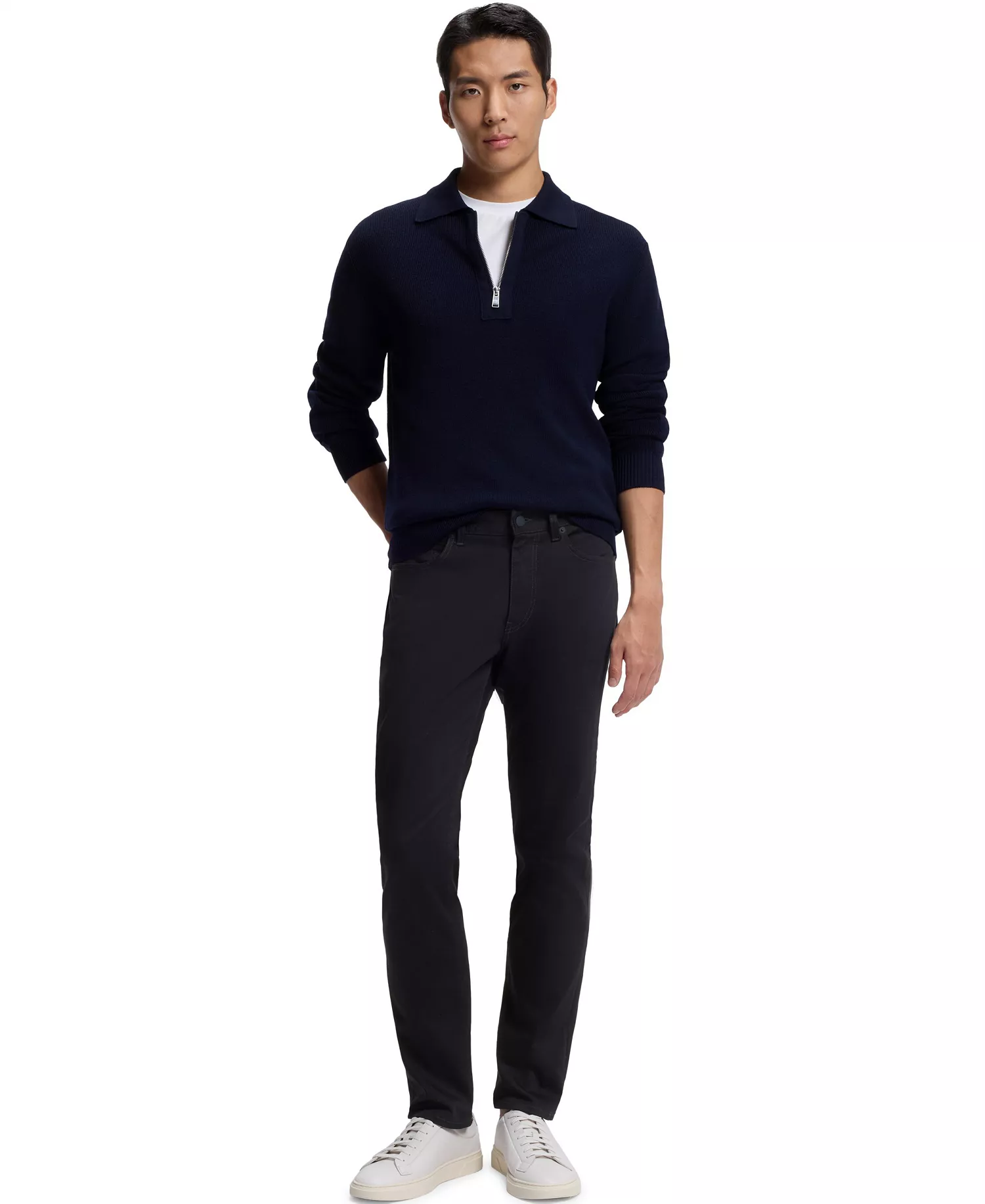 Men's Fade-Resistant Twill Delaware Slim-Fit Pants - Dark Blue - 30x34