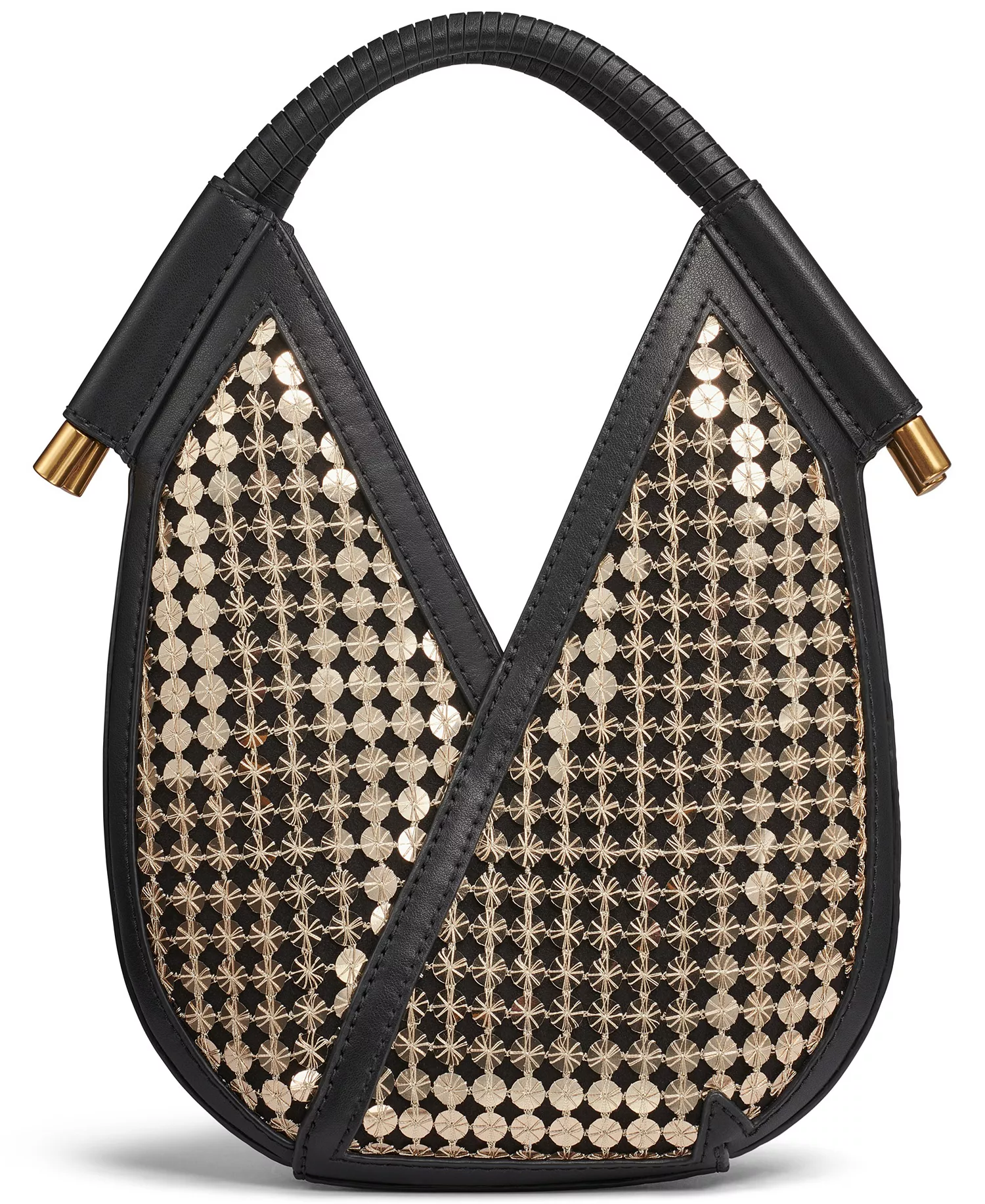 Baldwin Sequin Micro Crossbody Bag - Black/sequin Gold - NO SIZE