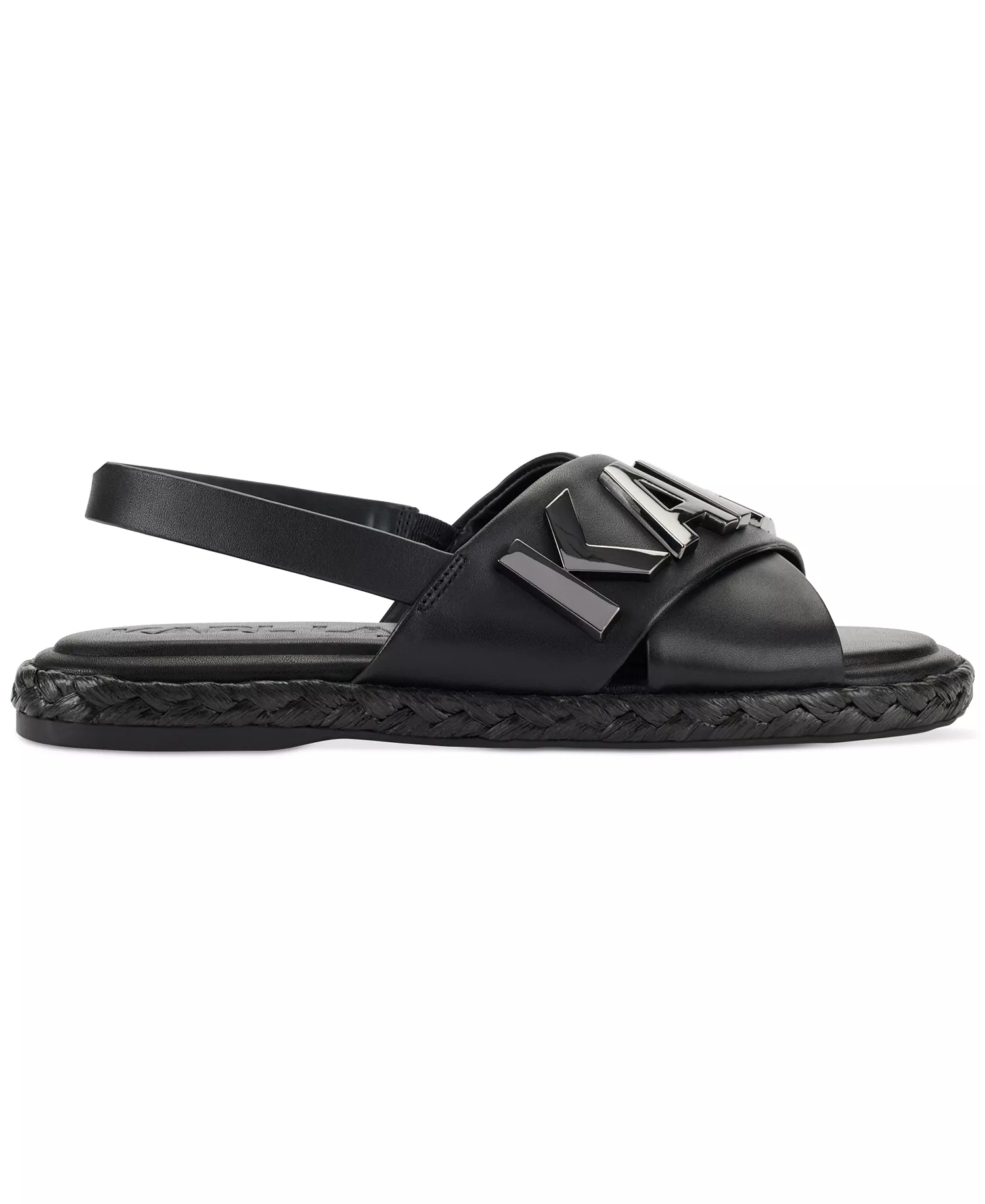 Women's Charla Slingback Espadrille Sandals - Black - 5M
