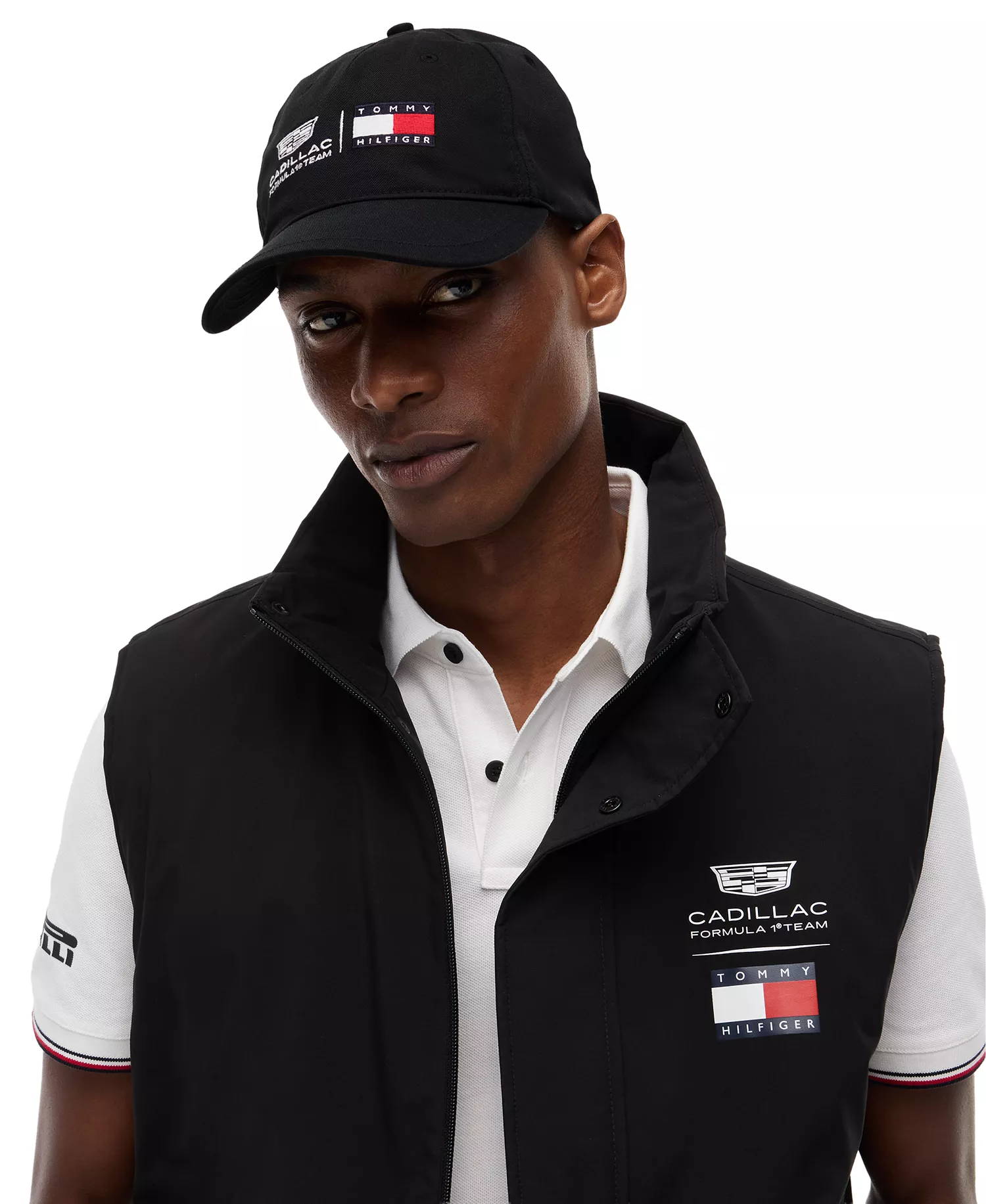 x Cadillac F1® Men's Dual-Logo Baseball Cap - Black - ONE SIZE