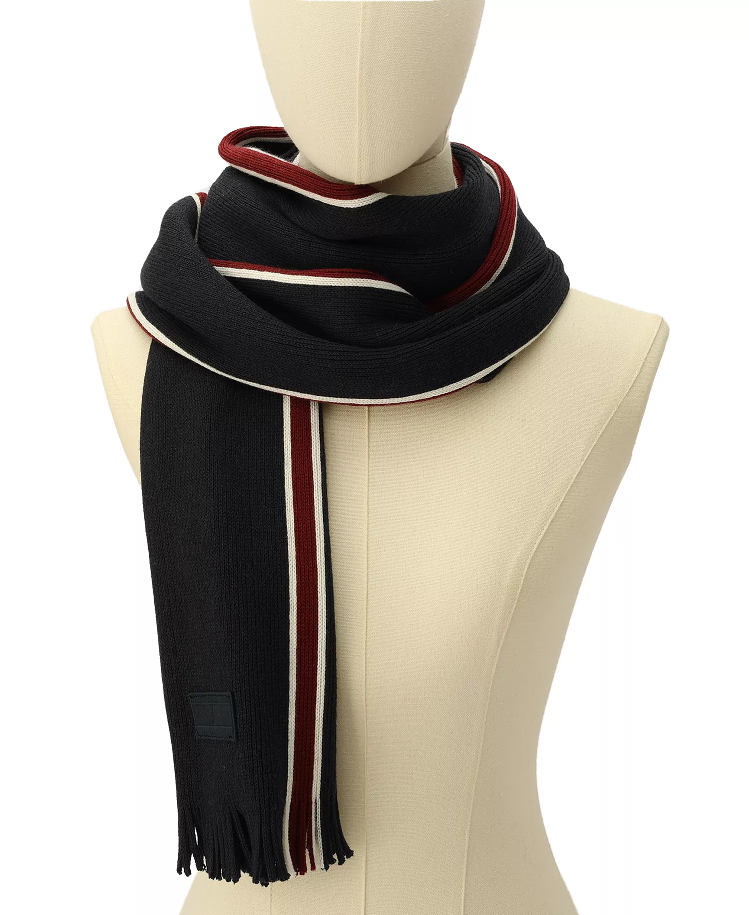 Men's Mixed Stripe Raschel Scarf - Desert Sky - ONE SIZE