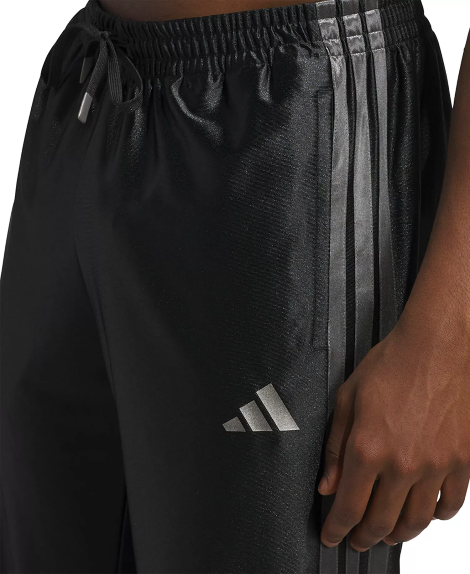 Men's Shine Open Regular-Fit Track Pants - Black - 2XL