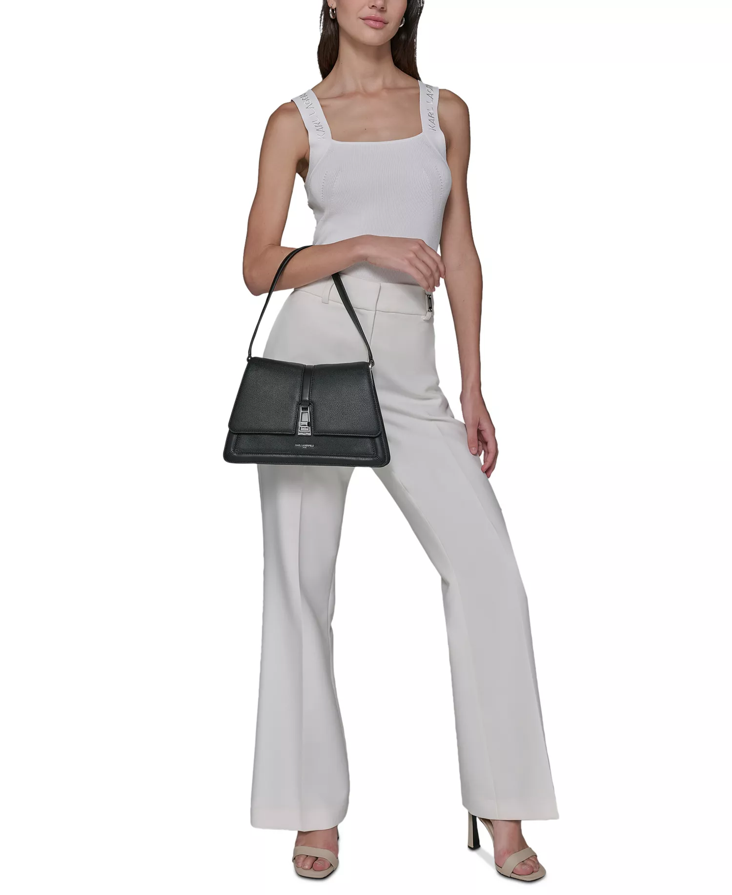 Mercerie Medium Leather Satchel - Black - NO SIZE