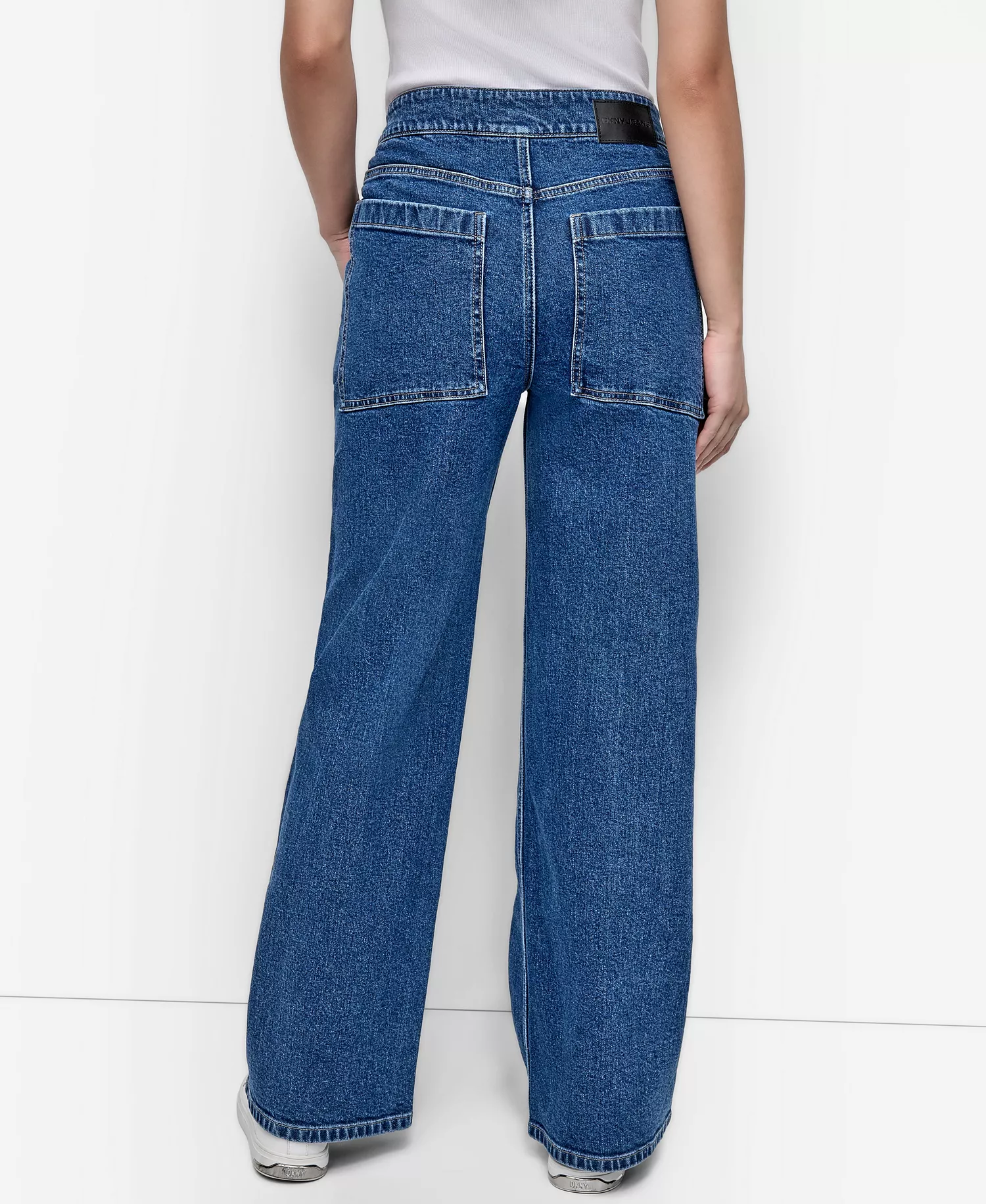 Women's High Rise Wide Leg Cargo Jeans - Moore - 24