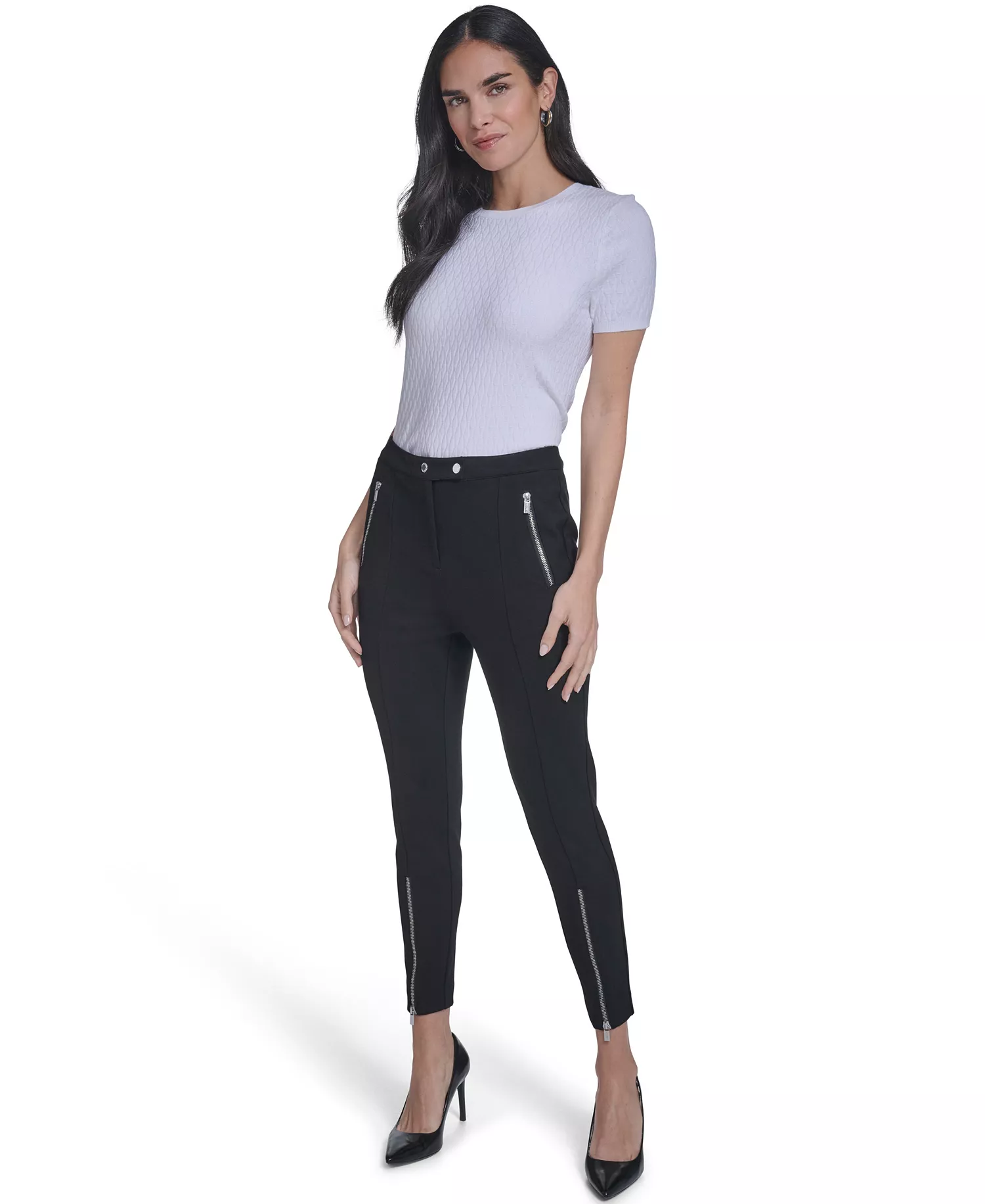 Women's Slim Leg Pants - Black - 10