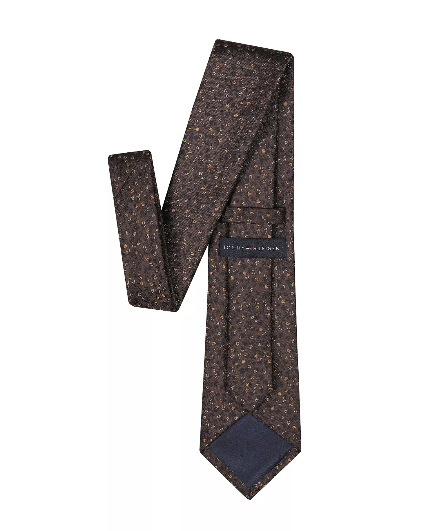 Men's Harmony Floral Tie - Brown - ONE SIZE
