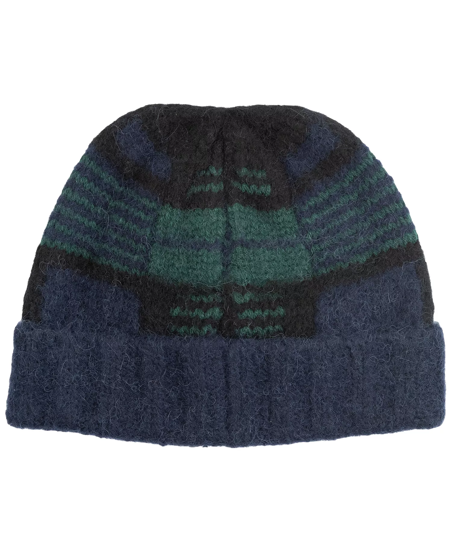 Men's Brushed Blackwatch Beanie - Black - ONE SIZE