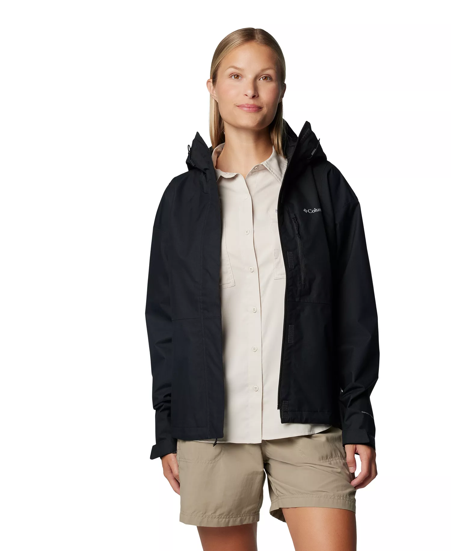 Women's Hikebound II Hooded Waterproof Jacket - Black - L