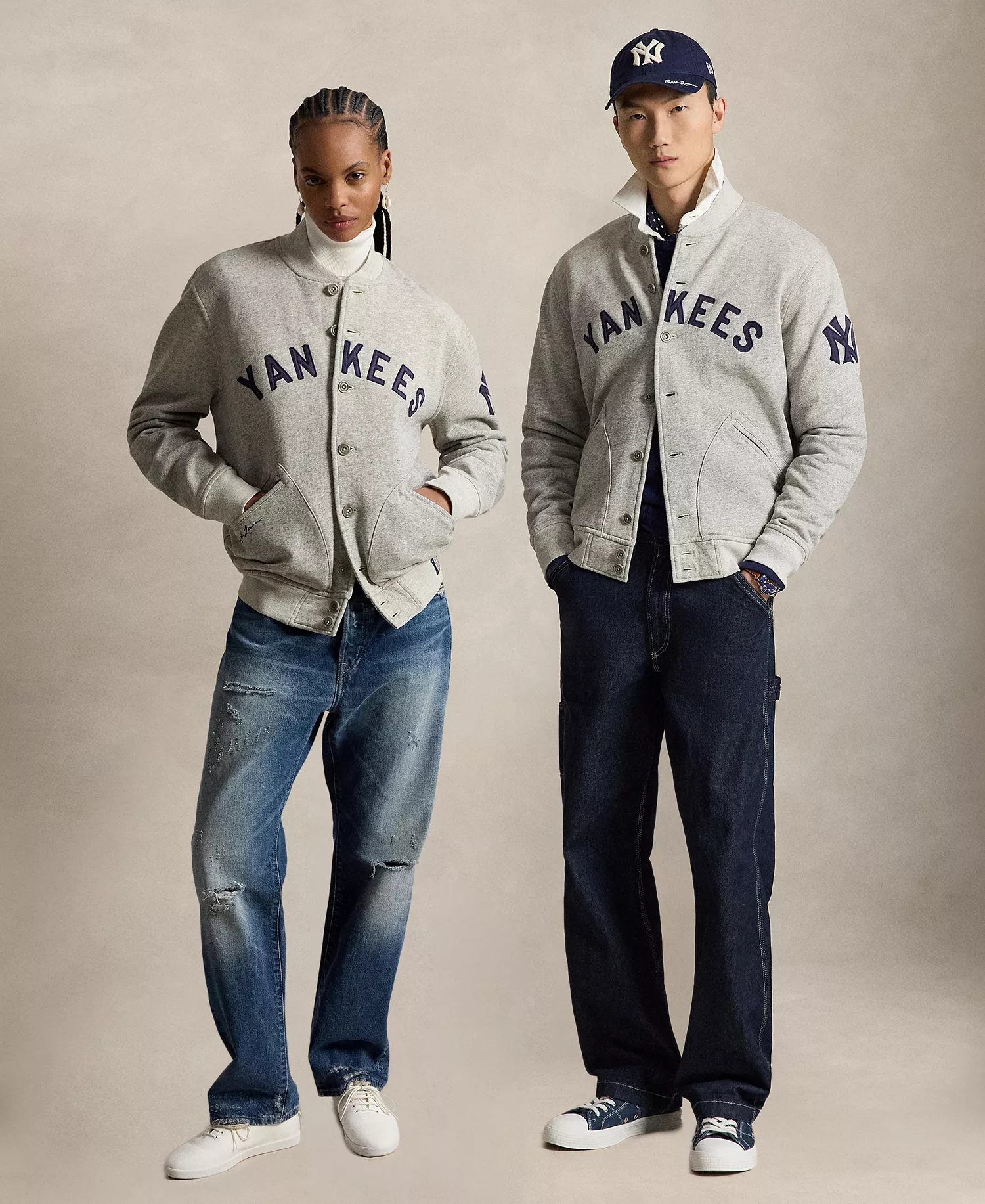 Men's and Women's Long-Sleeve Sweatshirt - Loft Heather - 2XL