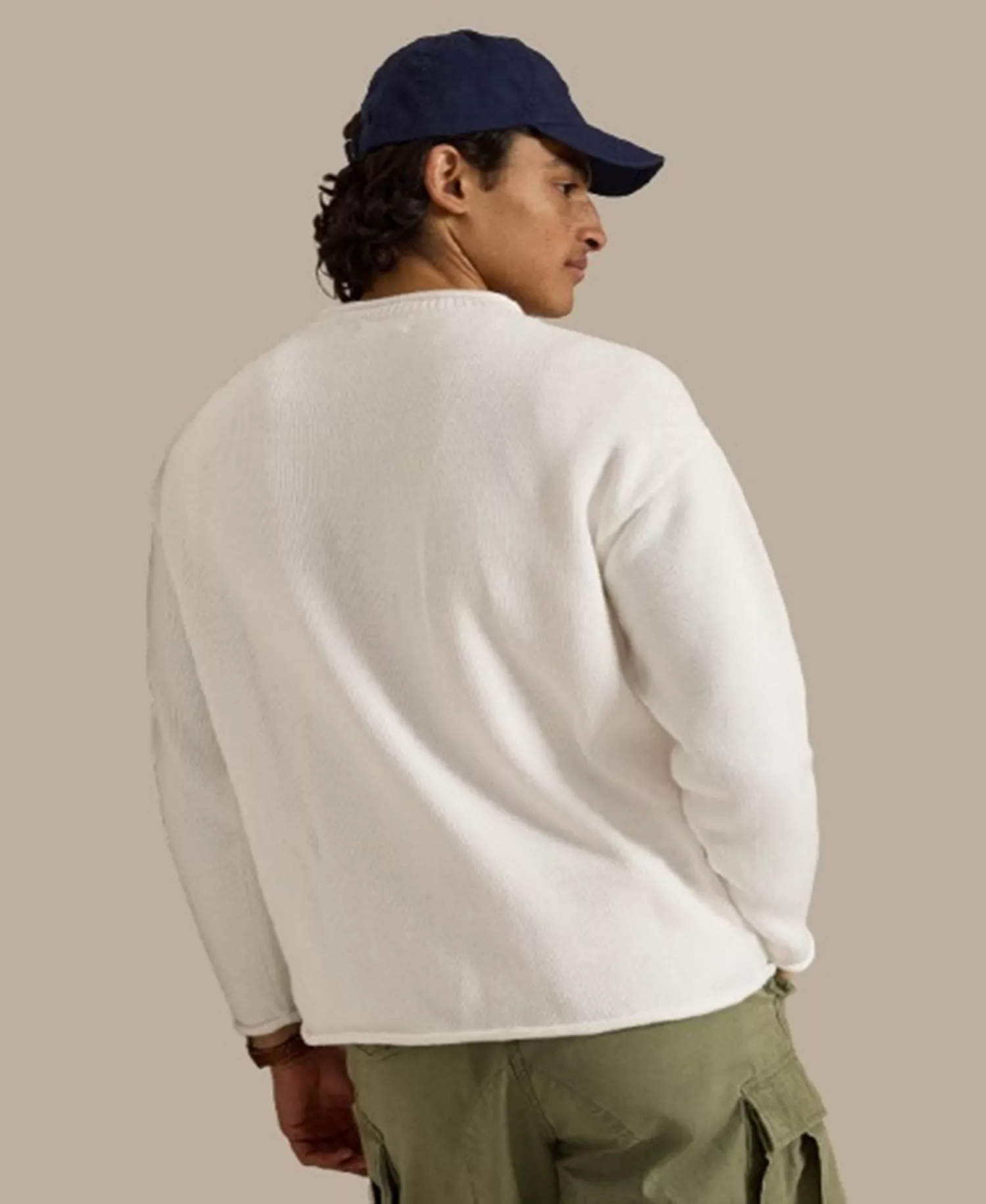 Men's Bears Print Crewneck Sweater - Deckwash White - 2XL