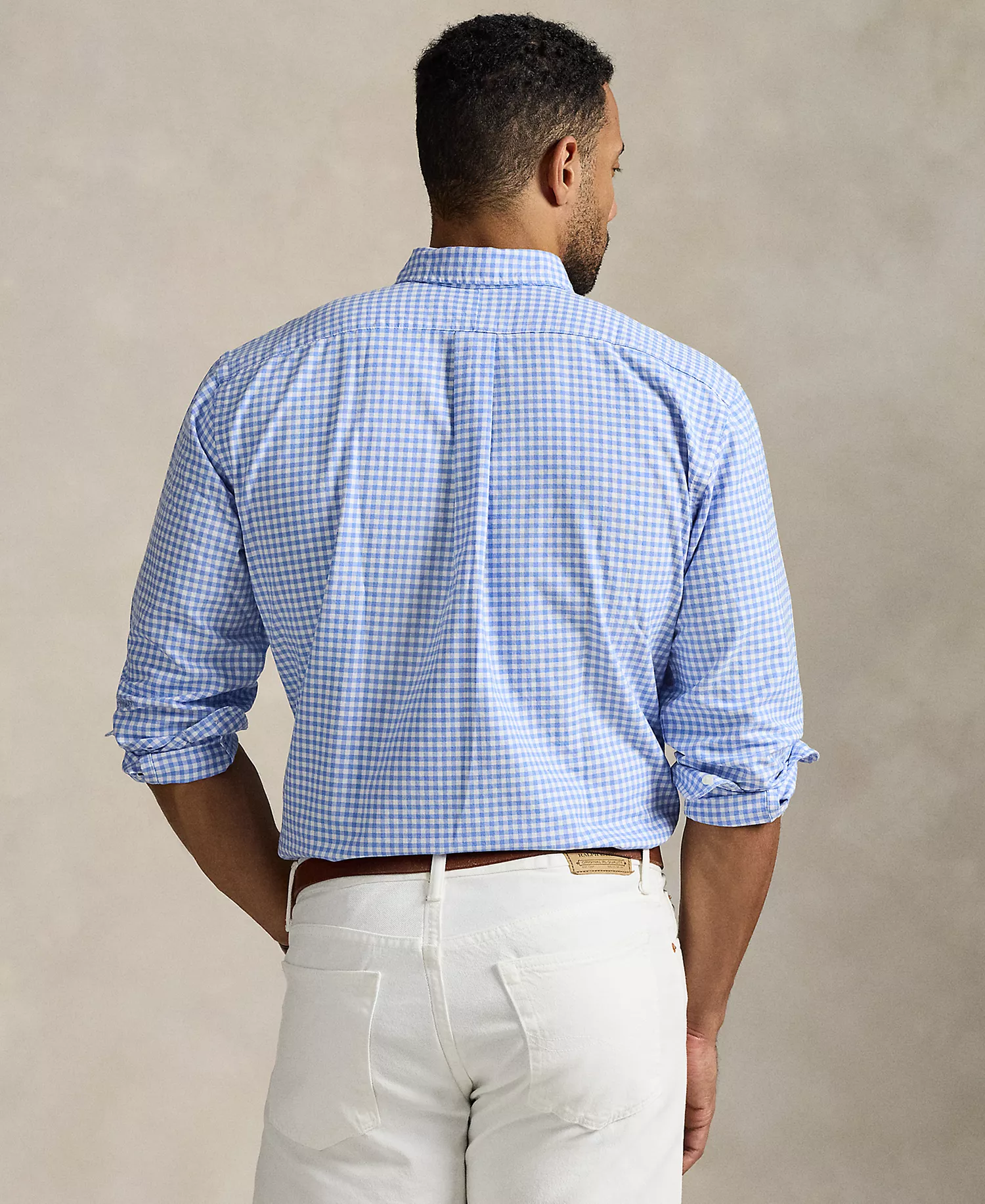 Men's Big & Tall Iconic Oxford Shirt - Light Blue/White - 2LT