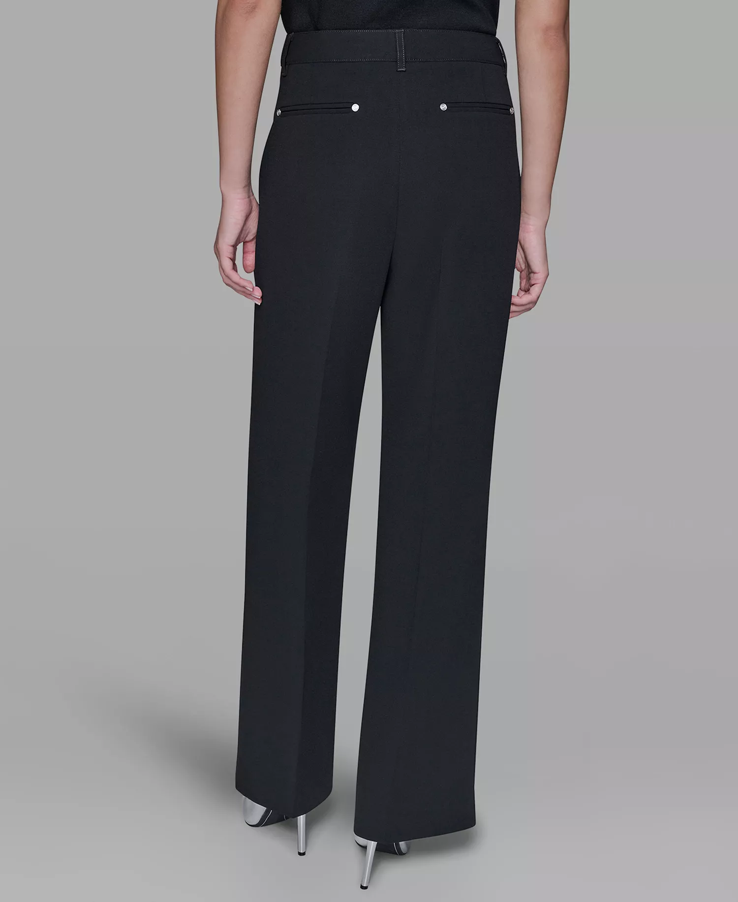 Petite Ankle Pants - Black - 10P