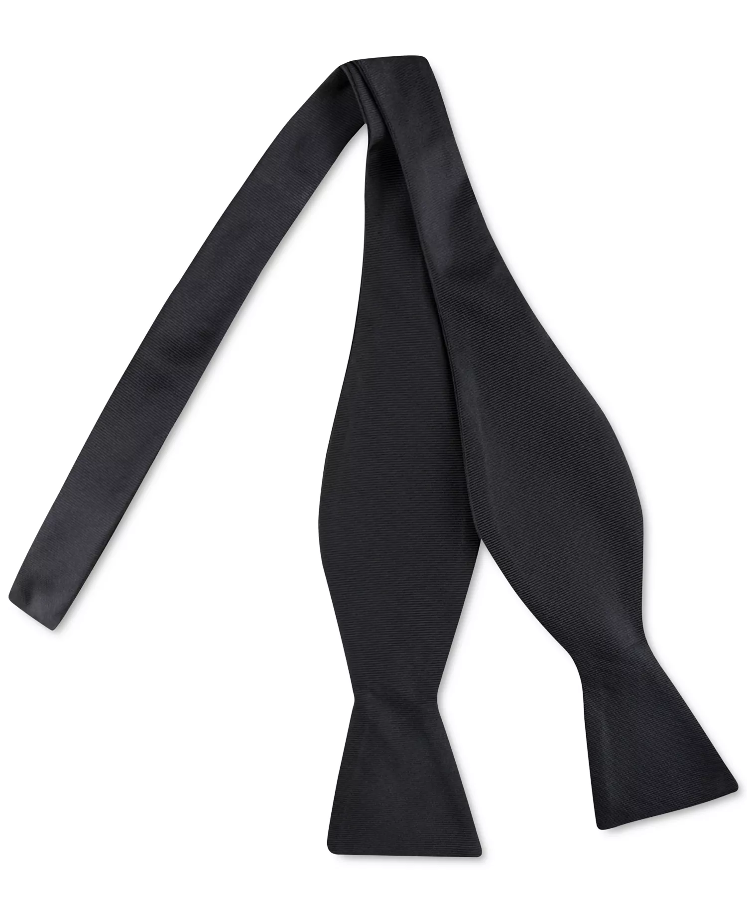Men's Unison Solid Self-Tie Bow Tie - Black - ONE SIZE