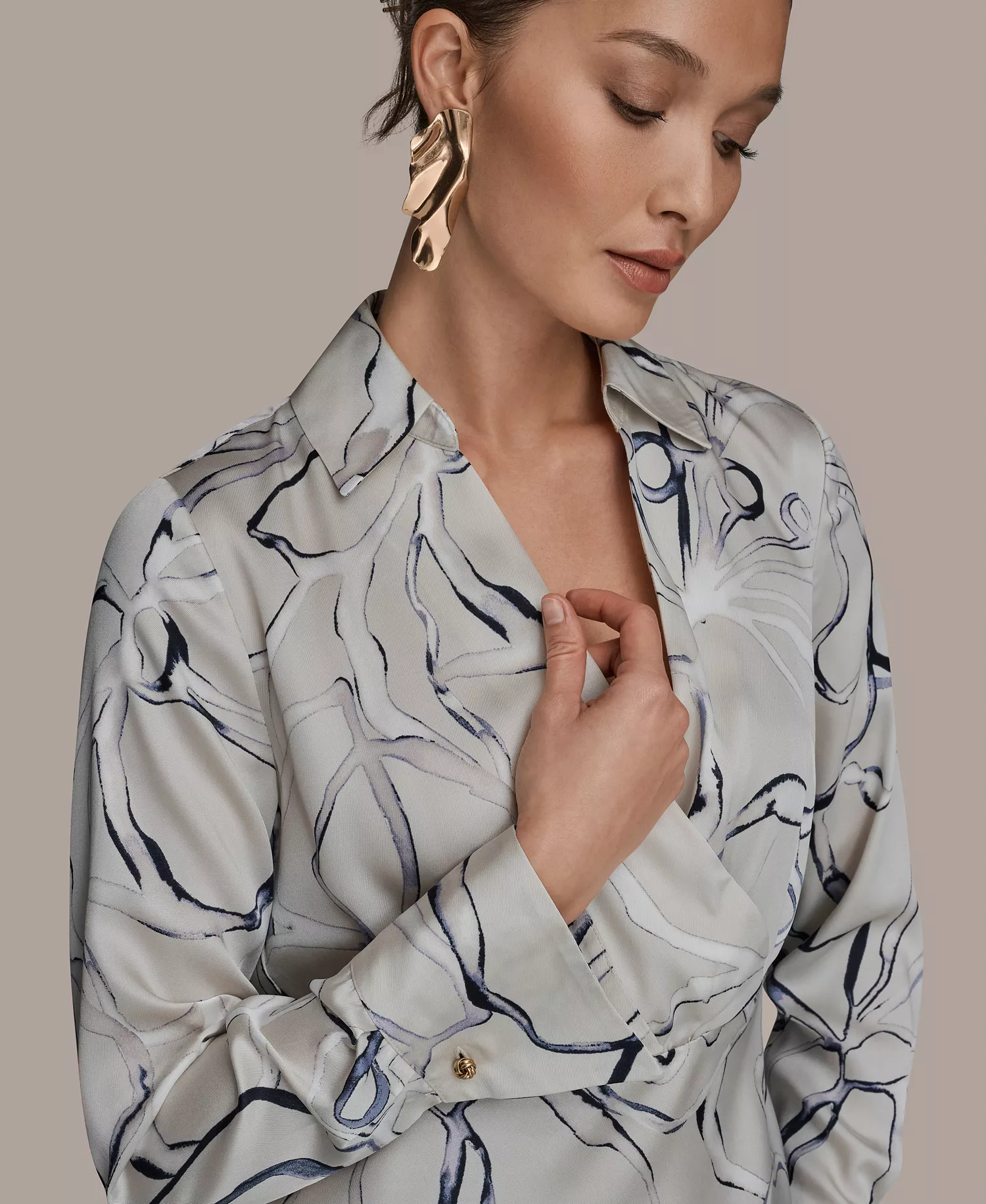 Women's Collared A-Line Dress - Vellum multi - 10